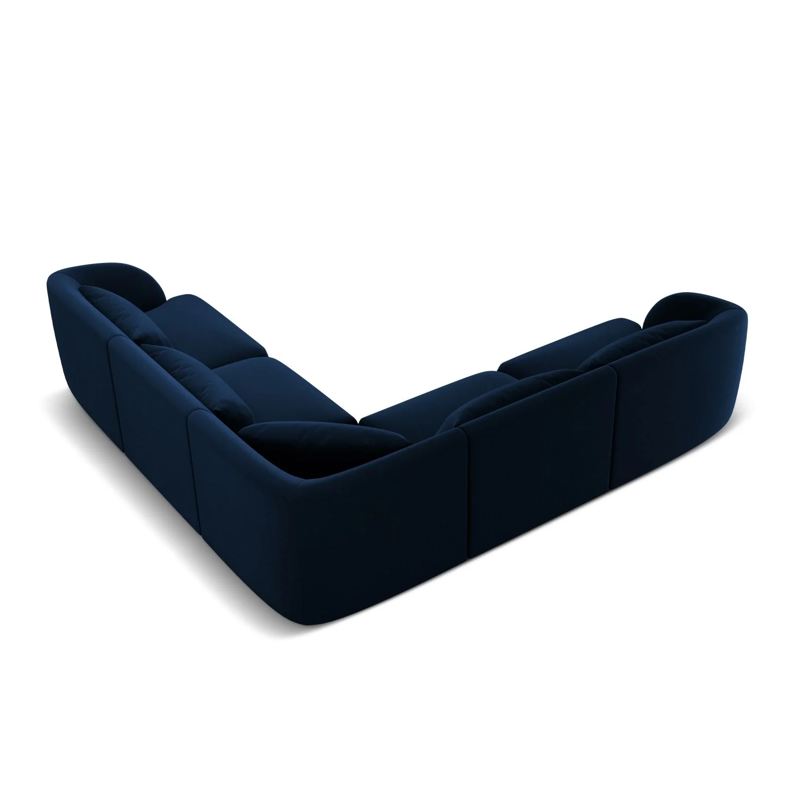 Tulum 5-Sitzer Ecksofa, Symmetrisch, aus Samt oder Chenille, 255x255 cm - Image 44