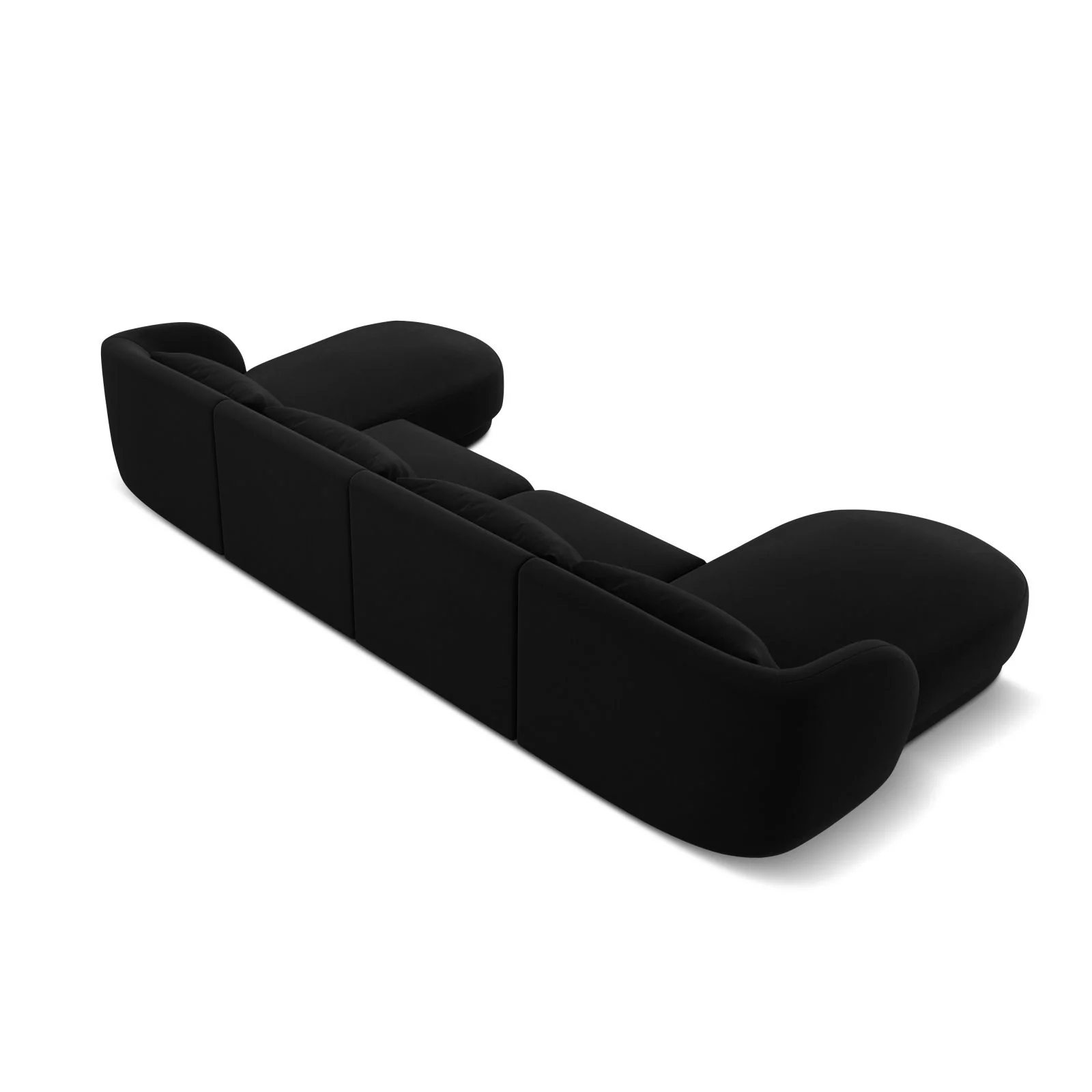 Tulum 5-Sitzer Panorama Sofa aus Samt oder Chenille, 330x156x70 cm - Image 60