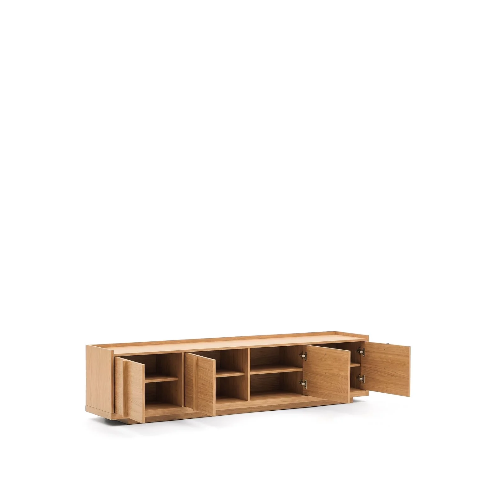 TV-Möbel Onix aus Eichenfurnier mit Naturton-Finish 200 x 45 cm FSC Mix Credit - Image 5