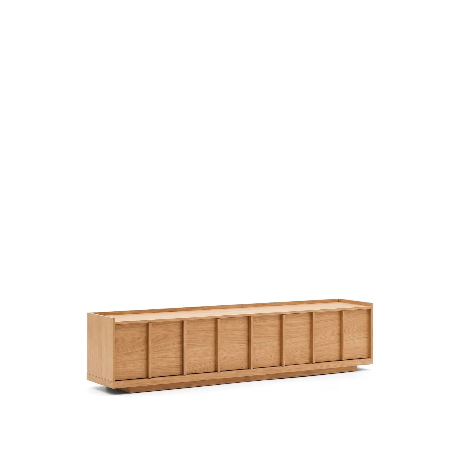 TV-Möbel Onix aus Eichenfurnier mit Naturton-Finish 200 x 45 cm FSC Mix Credit - Image 6