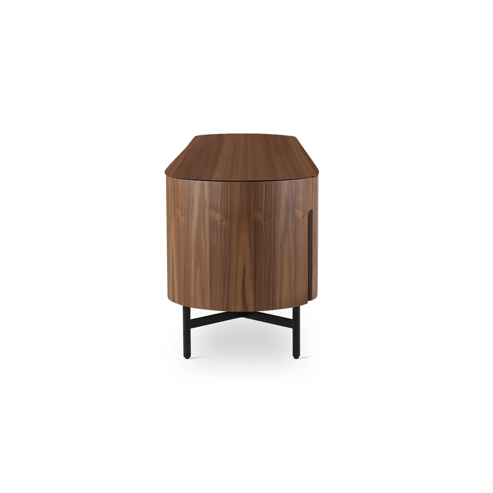 TV-Schrank AMANDINE aus Walnuss, 220×50×60 cm - Image 4