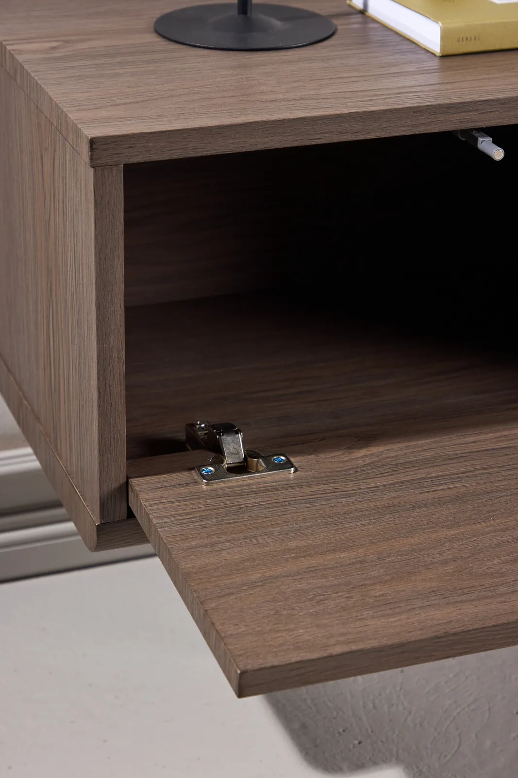 TV-Schrank Dragh mit Moccalook, 35x100x28 cm - Image 6
