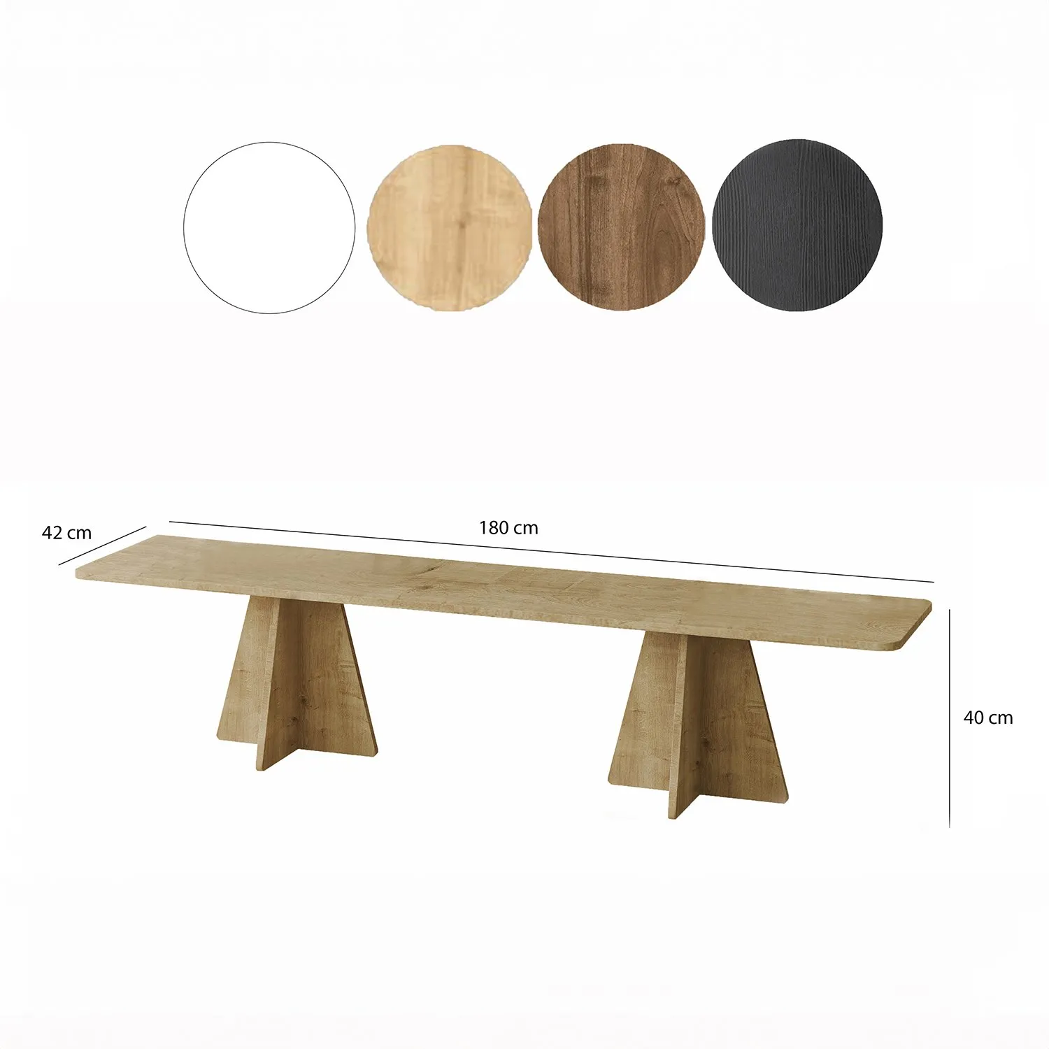 TV-Schrank Mushroom aus melaminharzbeschichteten Holz, 180×42×40 cm - Image 14