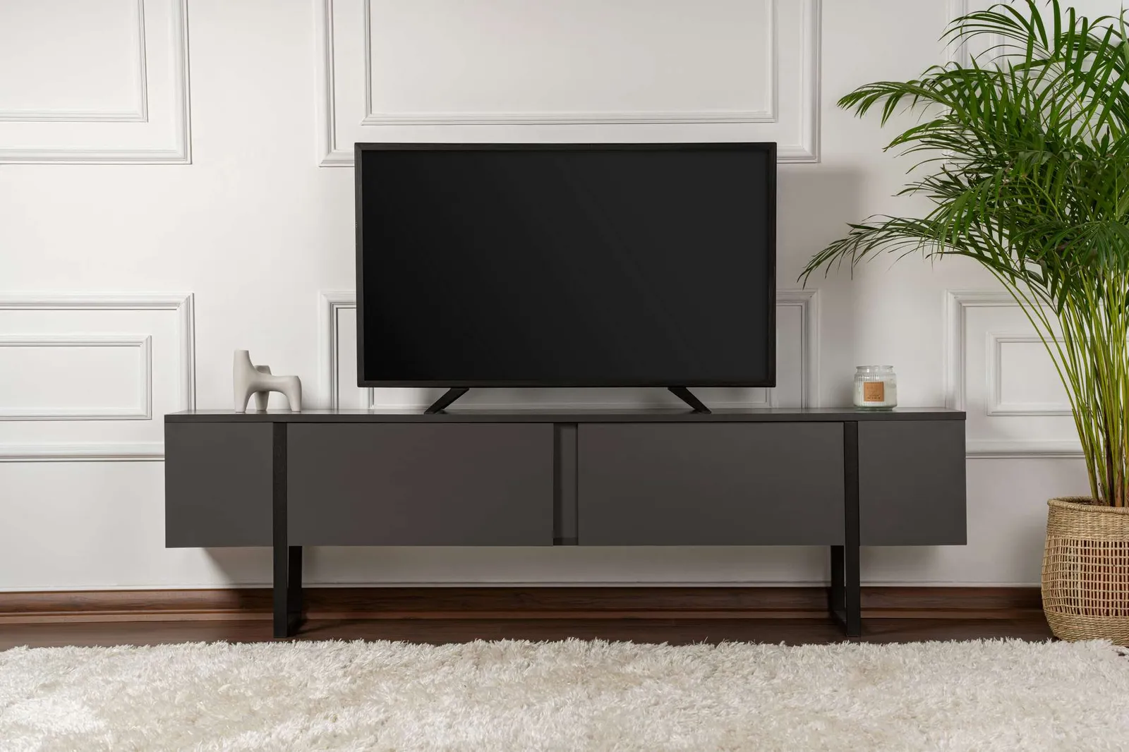 TV-Schrank Serenity aus melaminbeschichteten Holz, 180×29,5×50 cm - Image 35