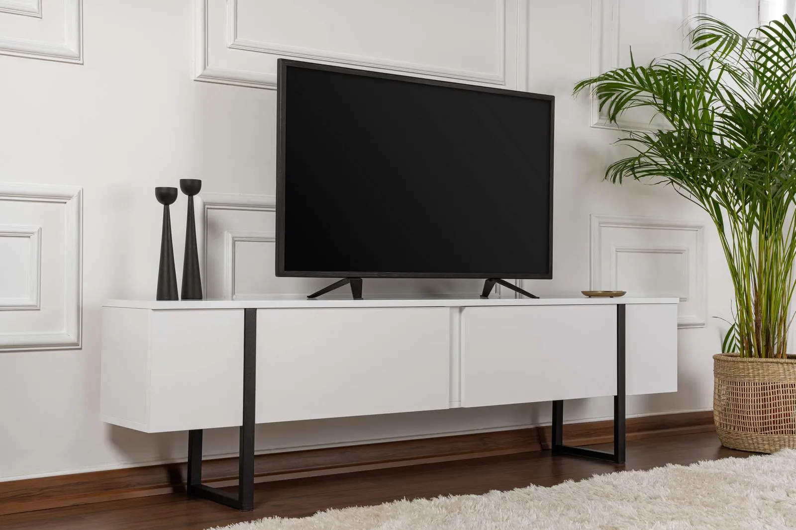 TV-Schrank Serenity aus melaminbeschichteten Holz, 180×29,5×50 cm - Image 42