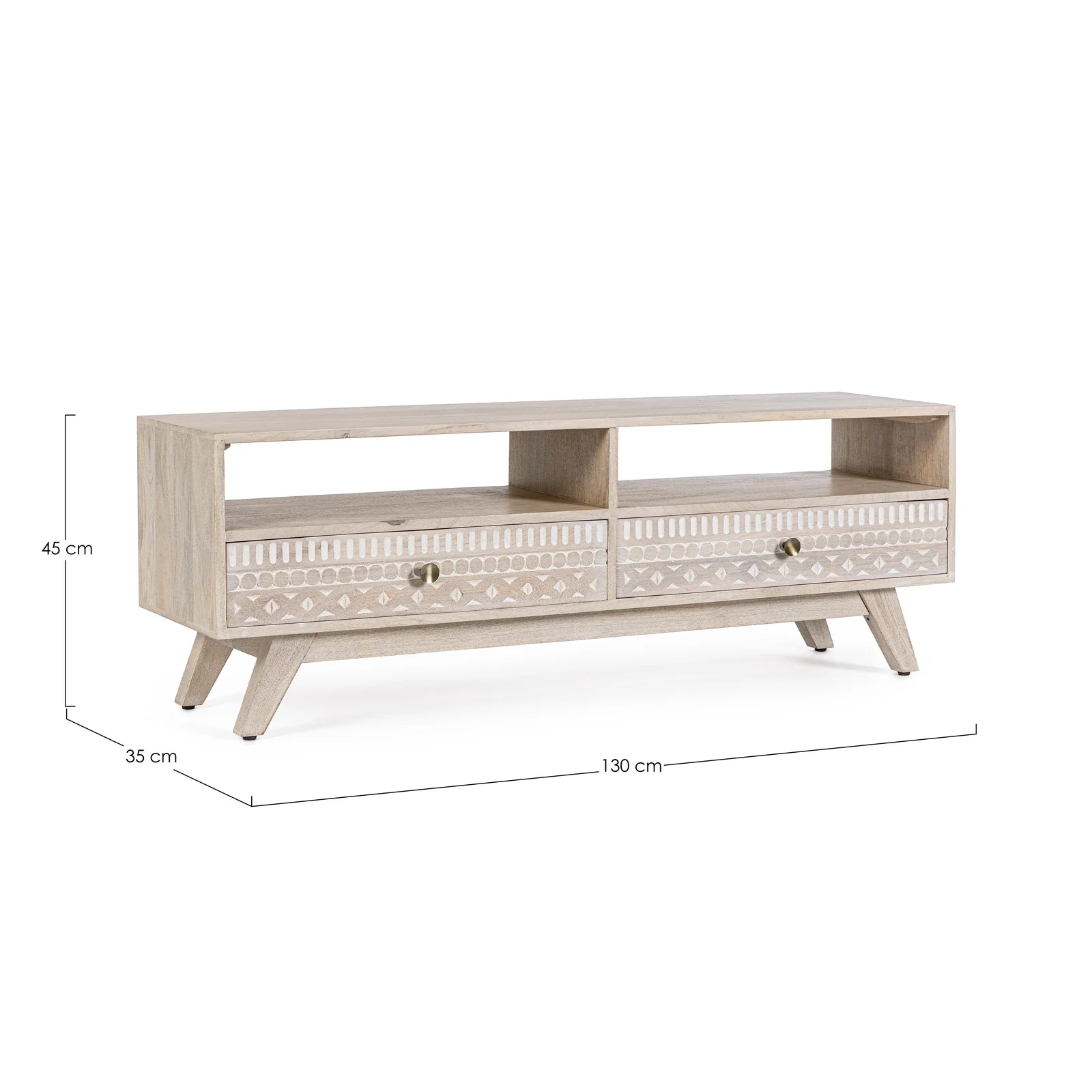 TV Sideboard Indira mit 2 Schubladen - Image 4