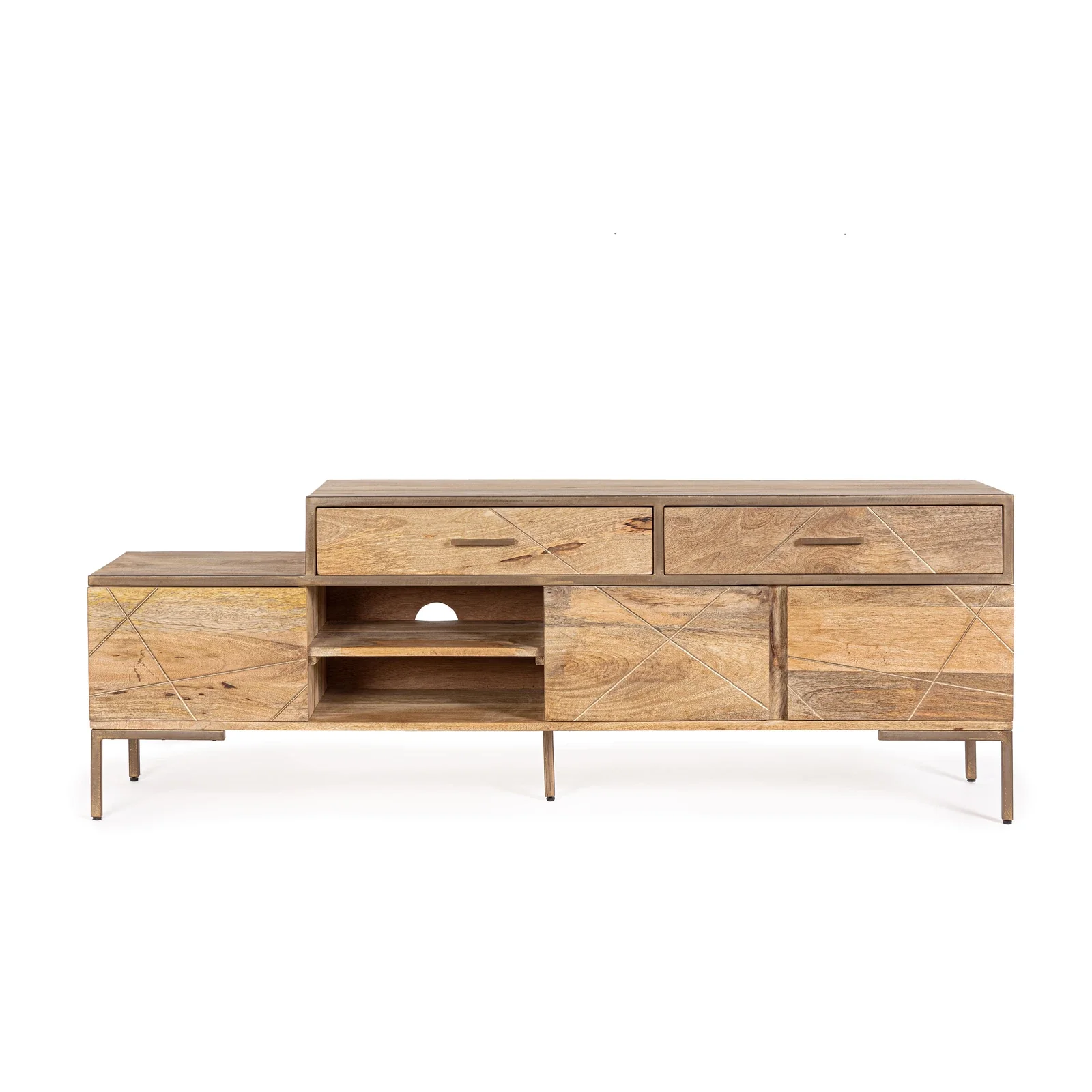 TV Sideboard Jaidev mit 3 Türen und 2 Schubladen - Image 5