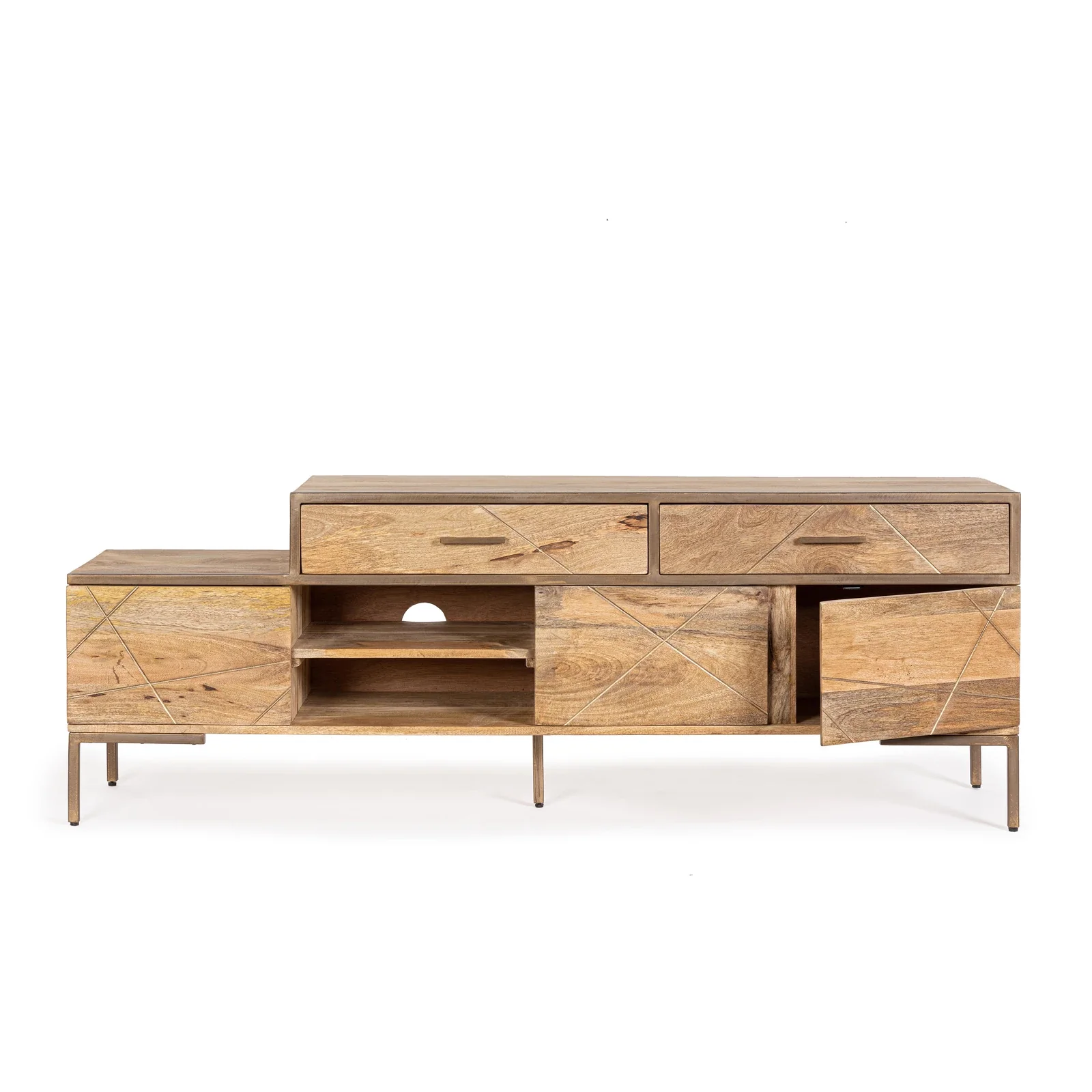 TV Sideboard Jaidev mit 3 Türen und 2 Schubladen - Image 6