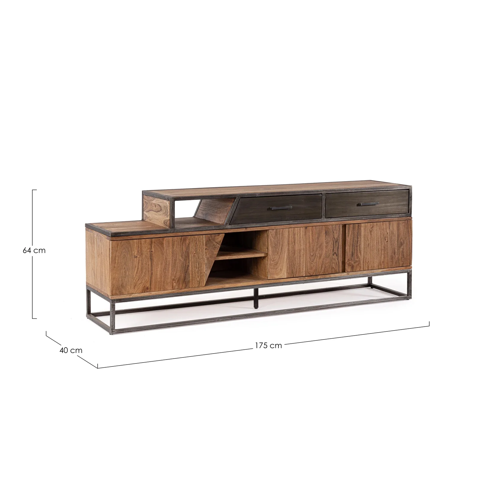 TV Sideboard Janak mit 3 Türen und 2 Schubladen - Image 3