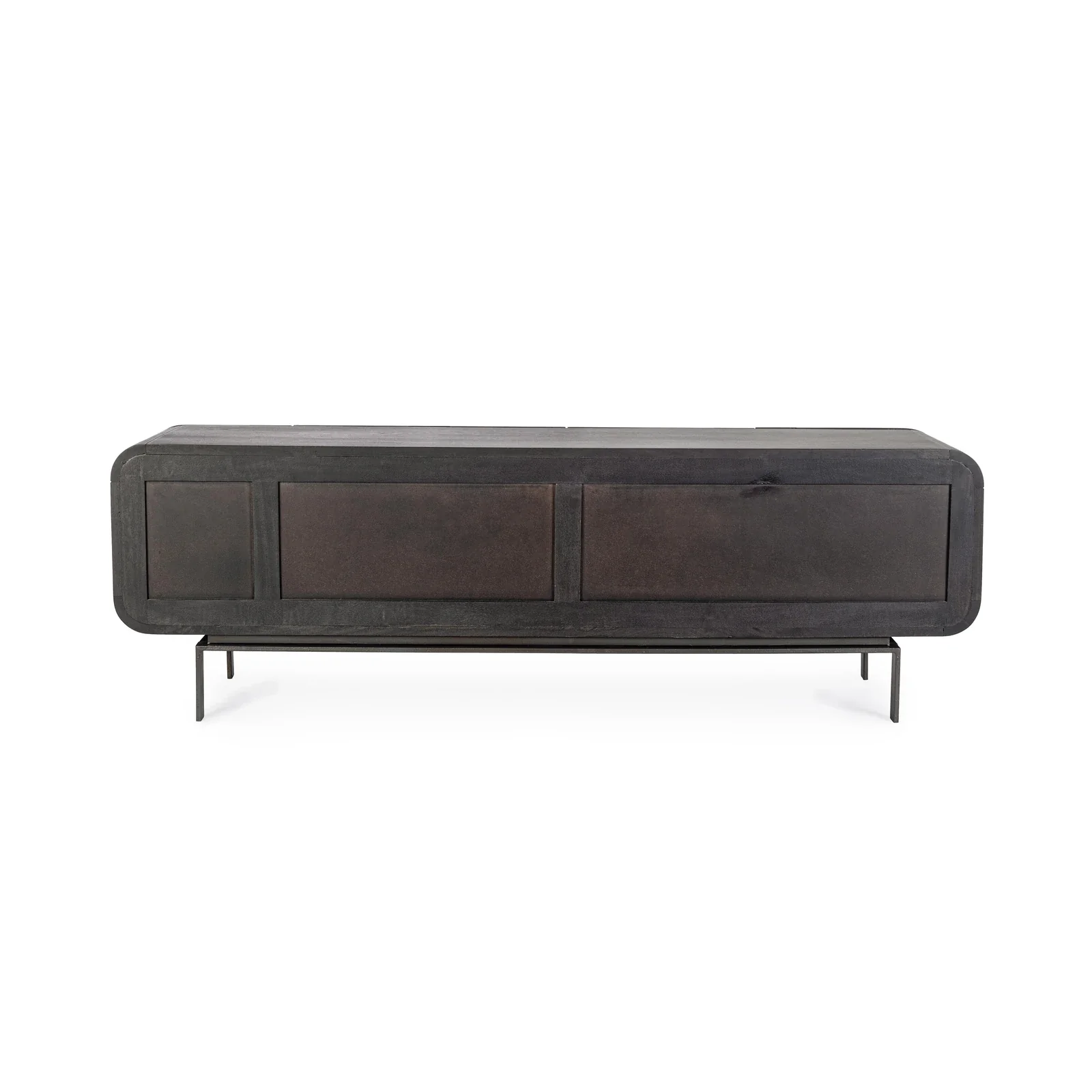 TV Sideboard mit 3 Türen und 2 Schubladen Orissa Schwarz - Image 10