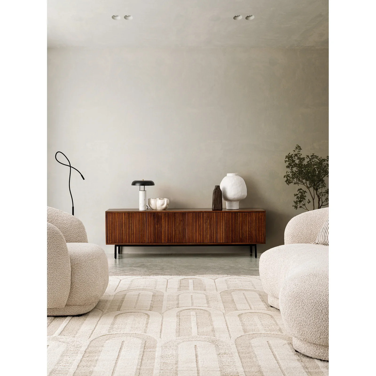 TV Sideboard mit 4 Türen Tadita - Image 2