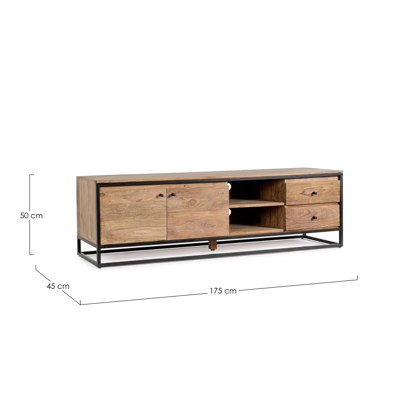 TV Sideboard Nartan mit 2 Türen und 2 Schubladen - Image 4