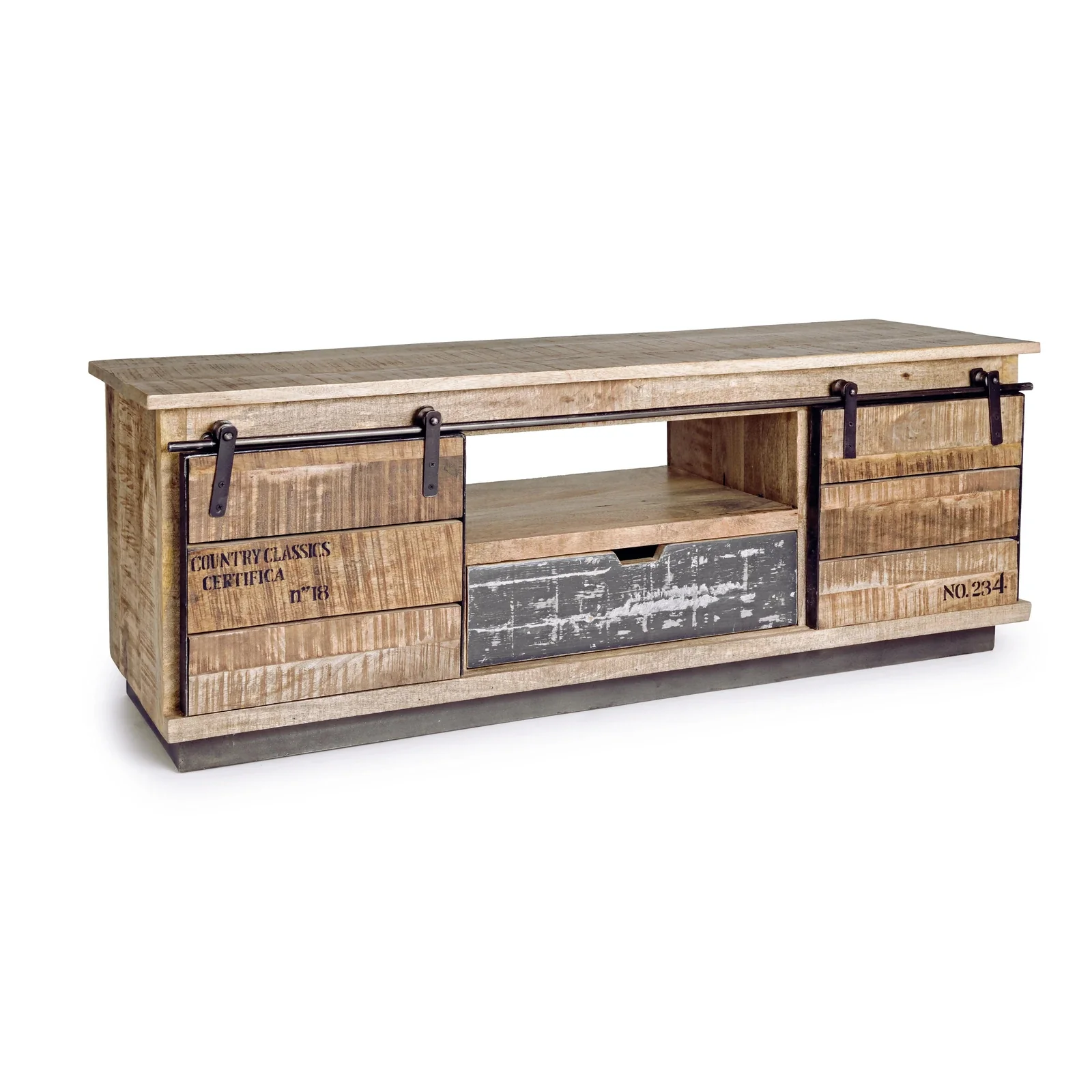 TV Sideboard Tudor mit 2 Türen und 1 Schublade