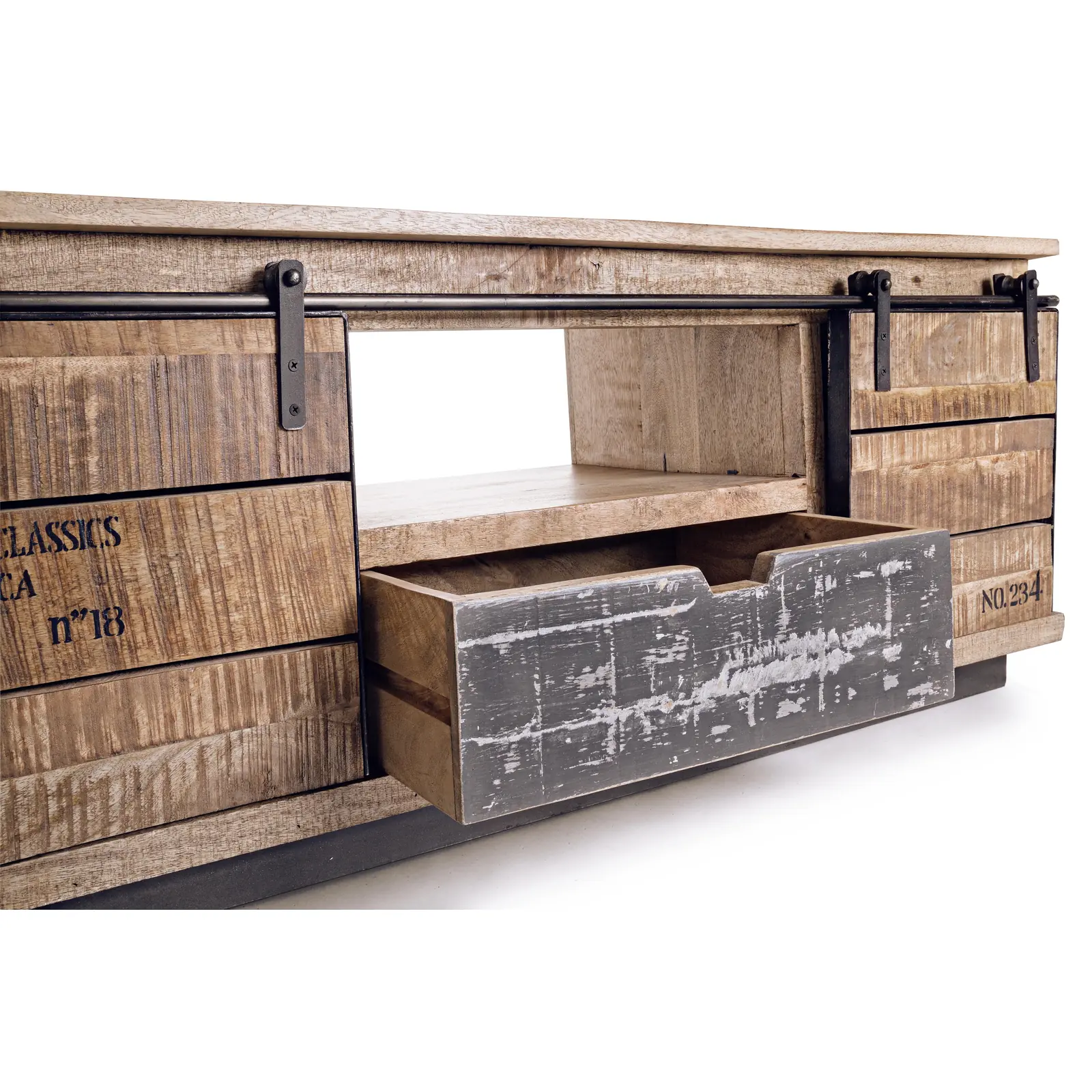 TV Sideboard Tudor mit 2 Türen und 1 Schublade - Image 6