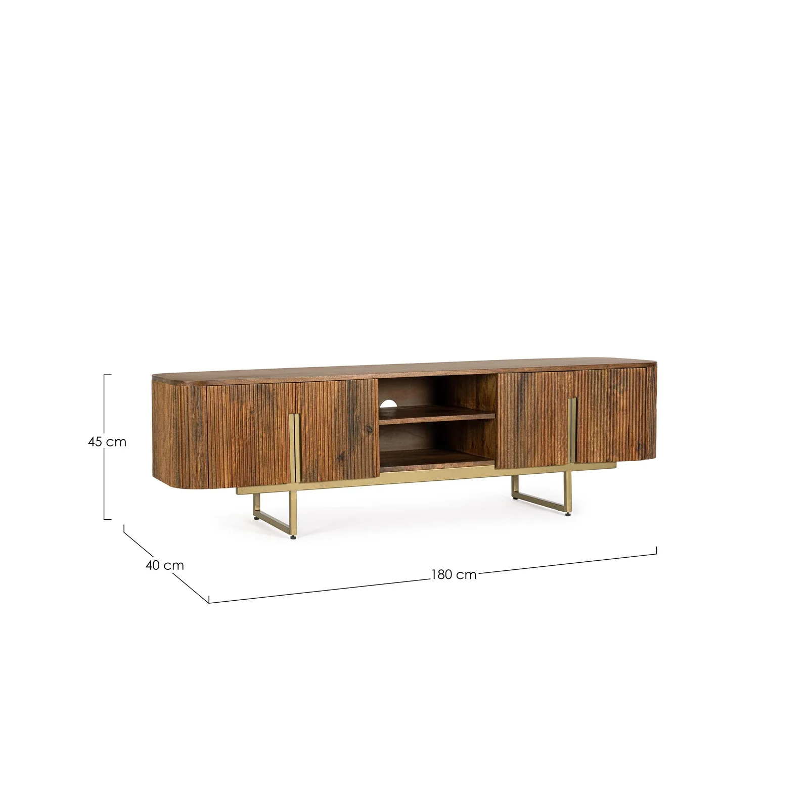 TV Sideboard Vilas mit 4 Türen und 1 Brett - Image 4