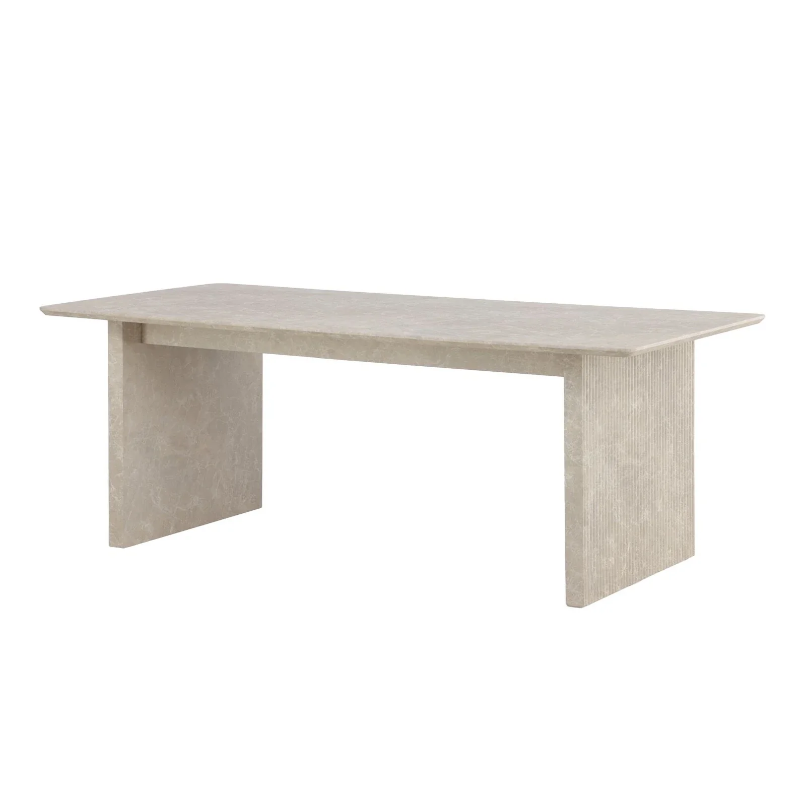 Vail Esstisch Beige Marmoroptik 100x200 cm - Image 6