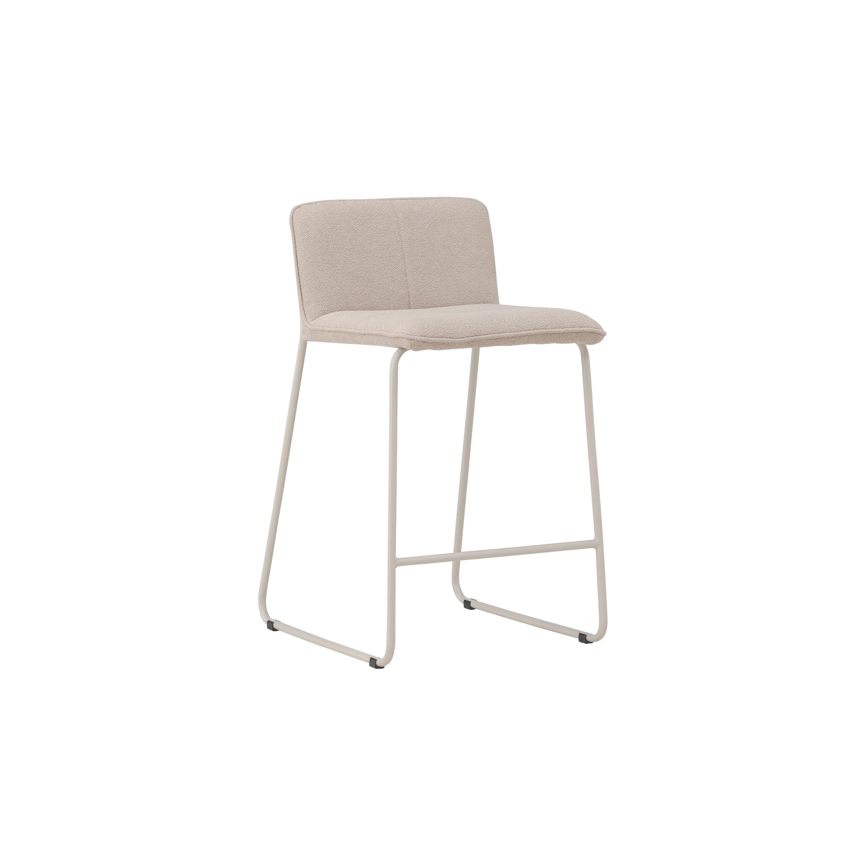 Bisbee Barstuhl 2er-Pack - Beige/Beige Boucle
