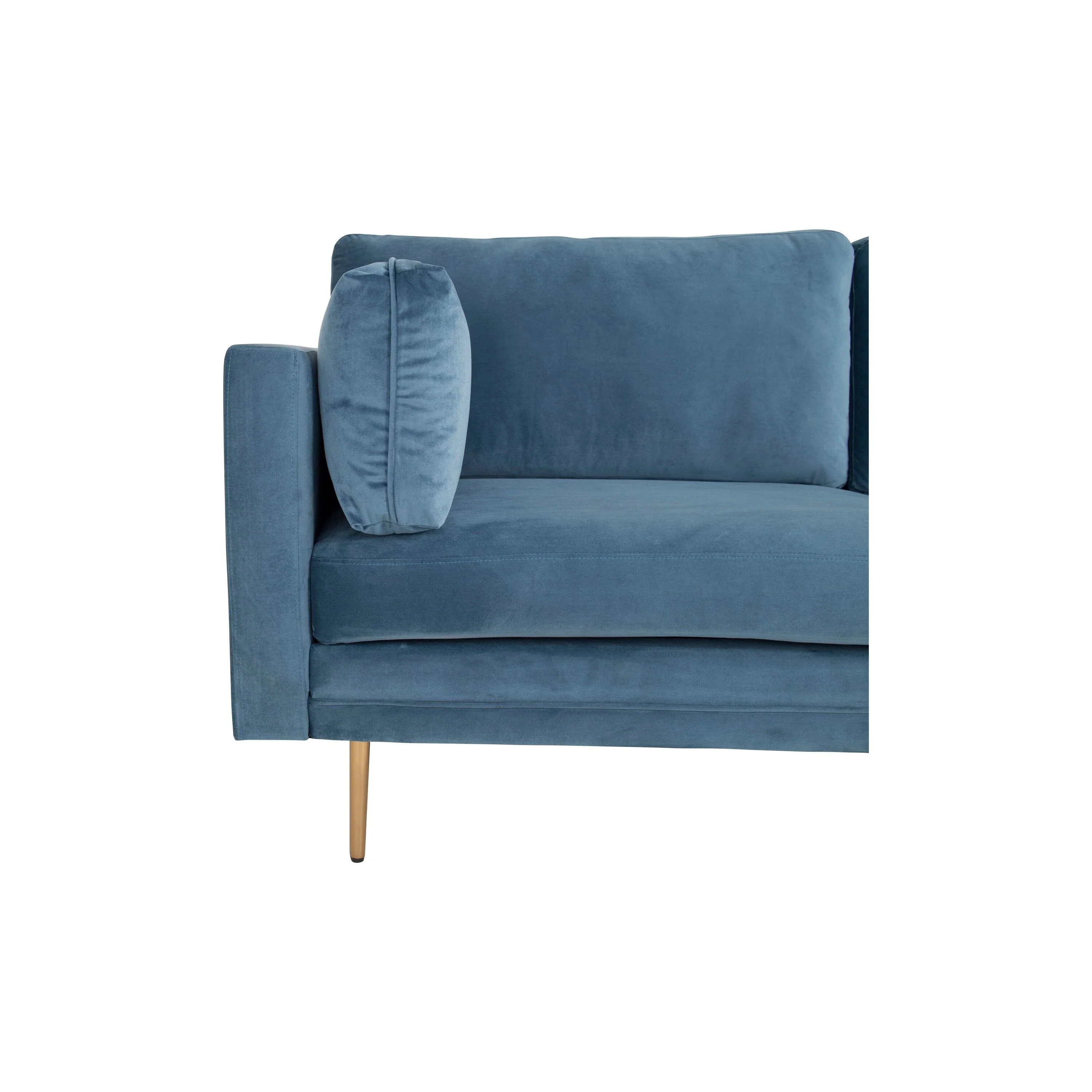 Boom 3-Sitzer Sofa Samt - Blau - Image 2