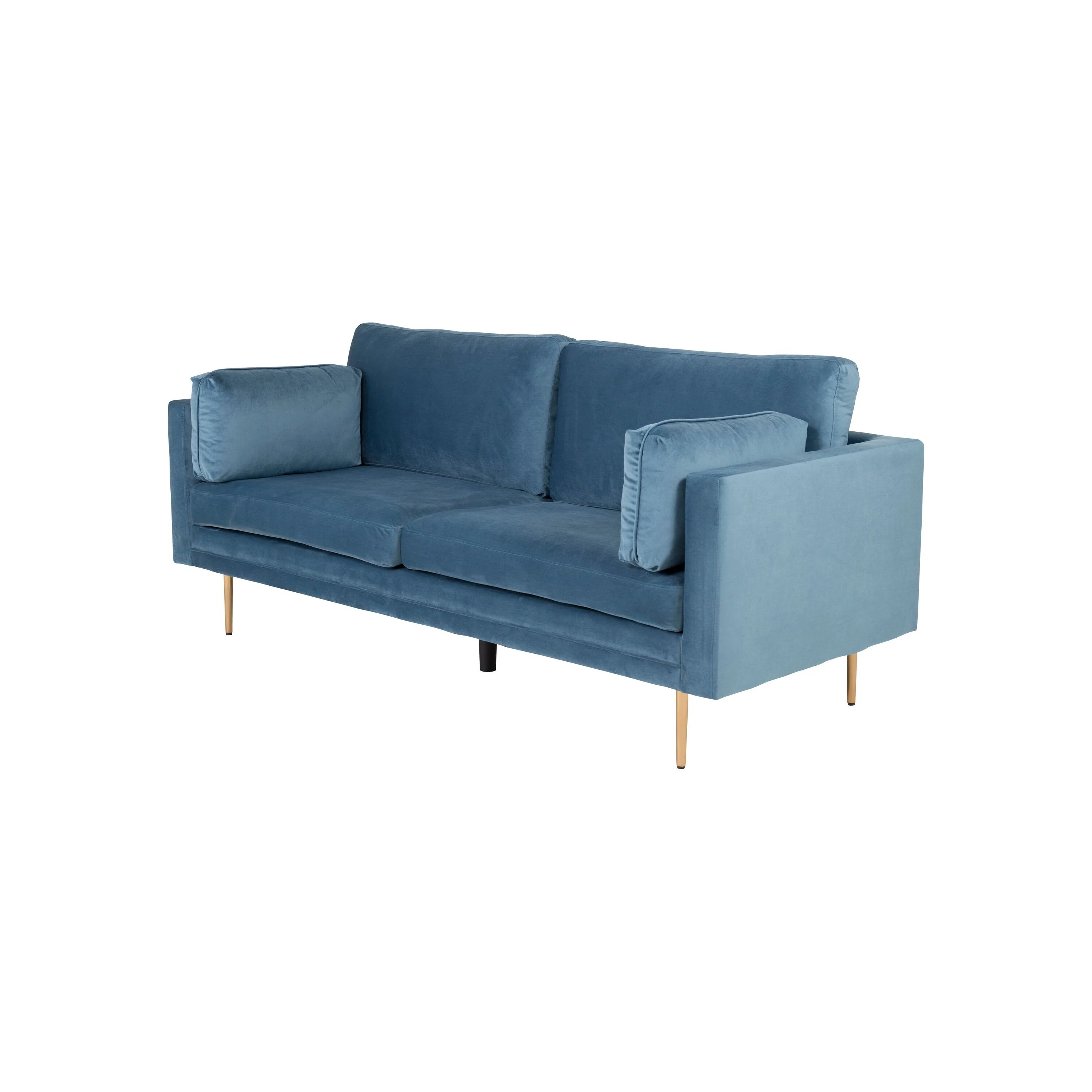 Boom 3-Sitzer Sofa Samt - Blau - Image 3