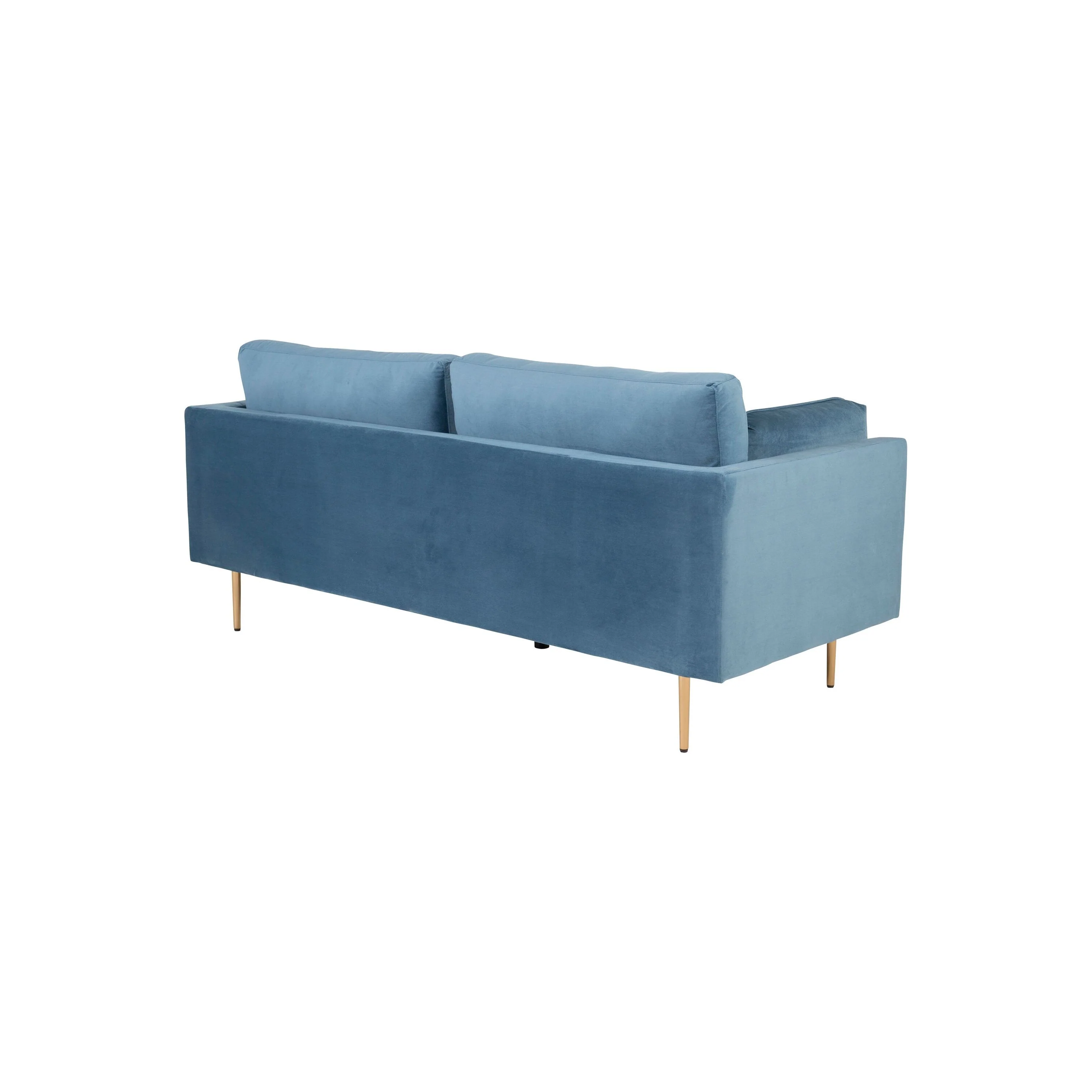 Boom 3-Sitzer Sofa Samt - Blau - Image 5