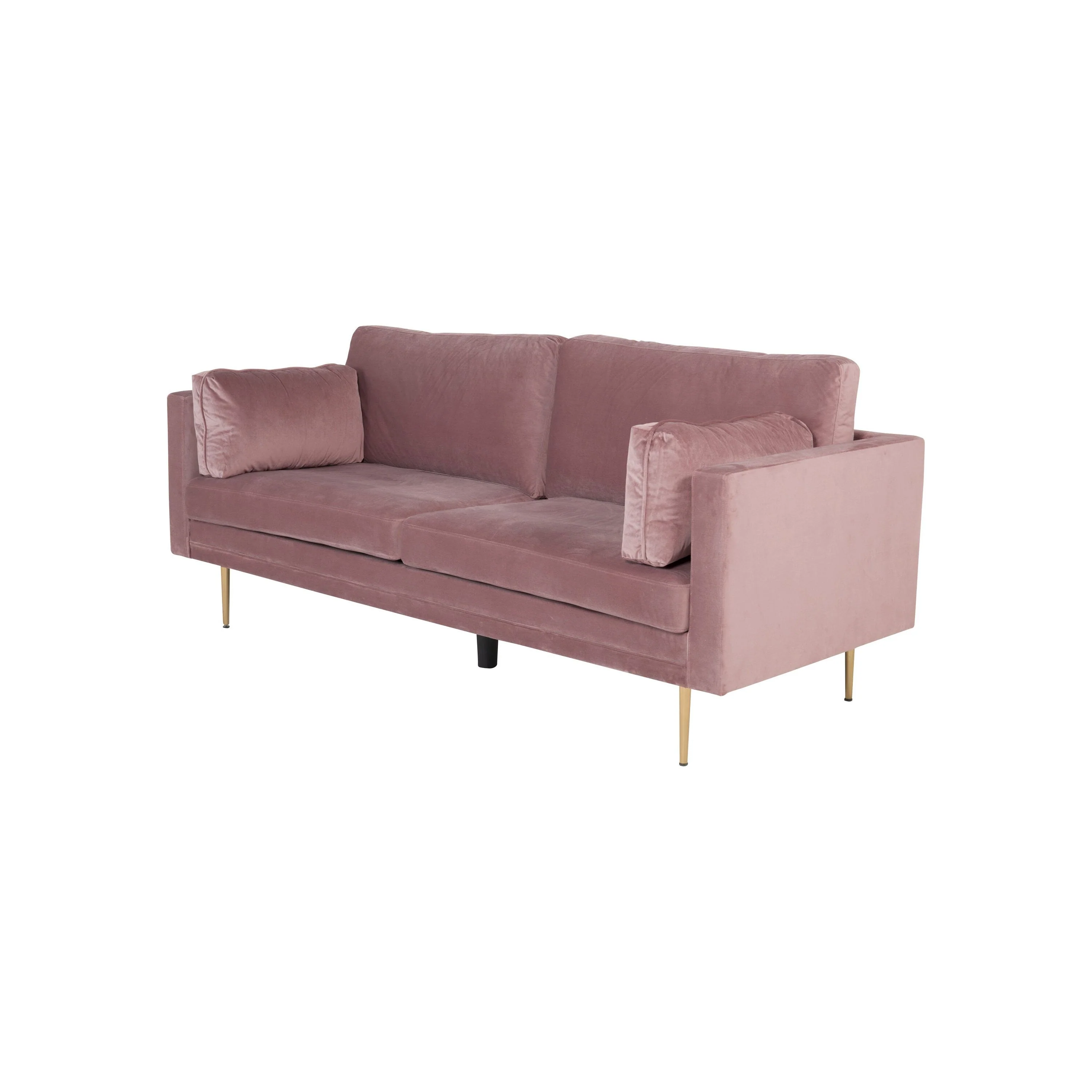 Boom 3-Sitzer Sofa Samt - Dusty Pink - Image 3