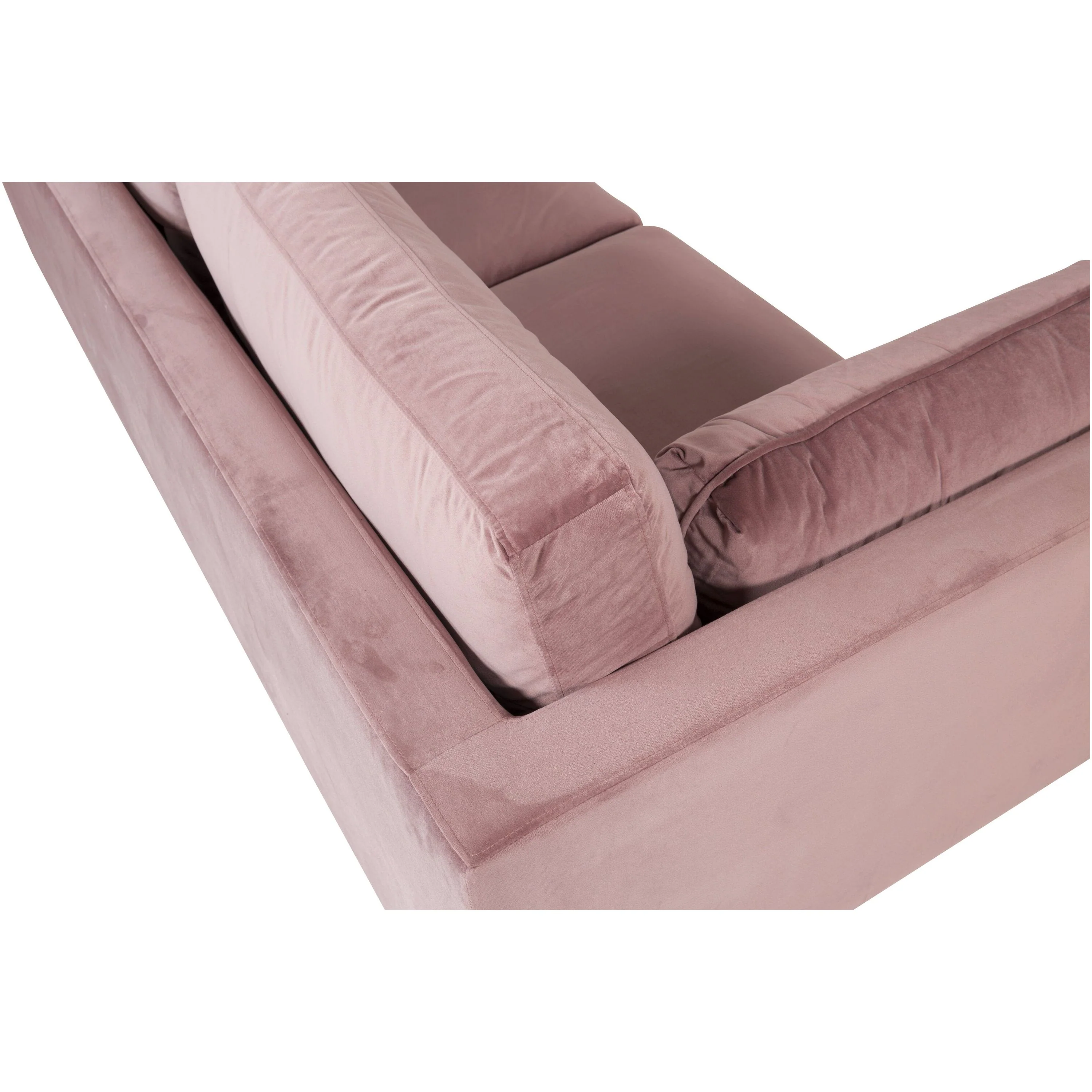 Boom 3-Sitzer Sofa Samt - Dusty Pink - Image 4