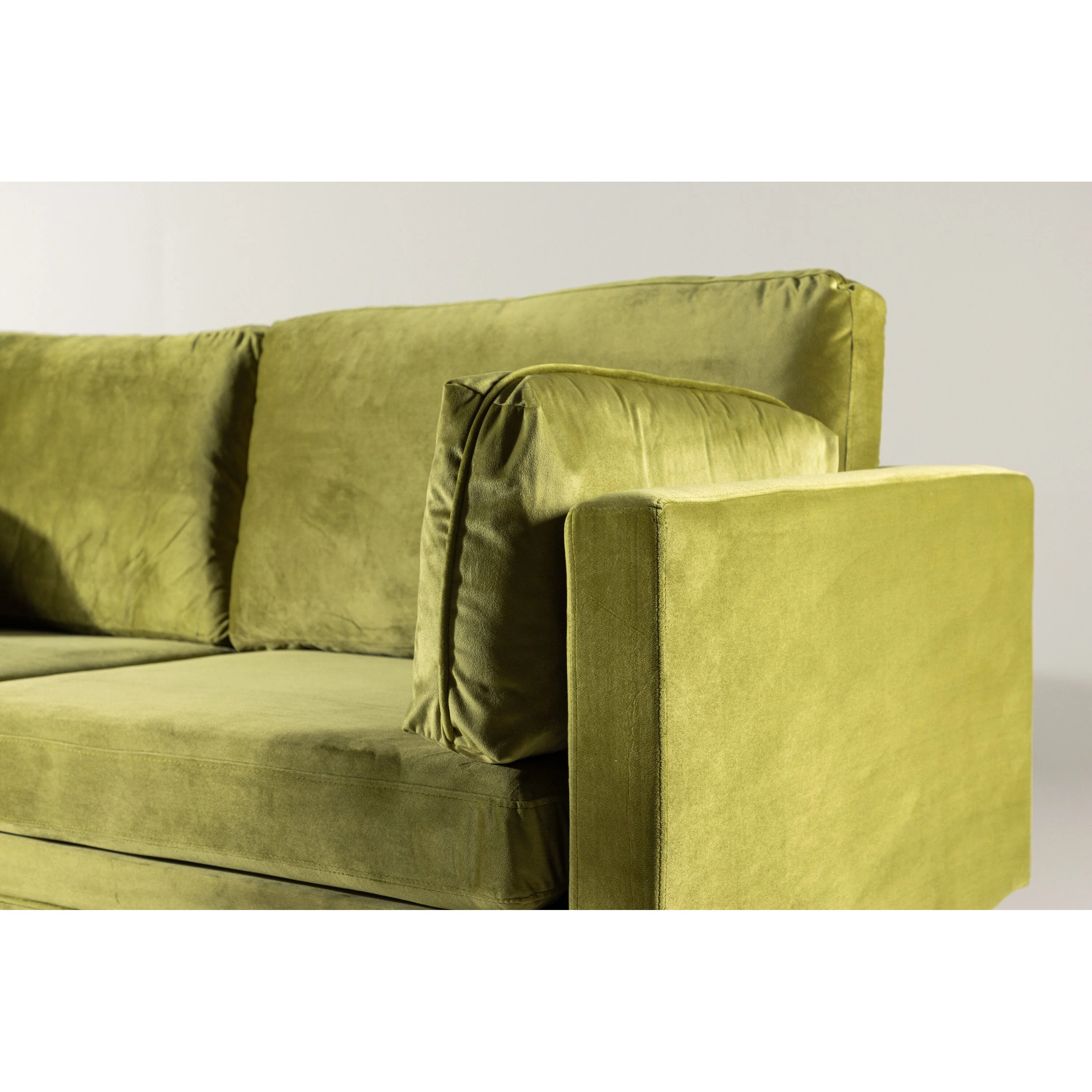 Boom 3-Sitzer Sofa Samt - Frühlingsgrün - Image 3