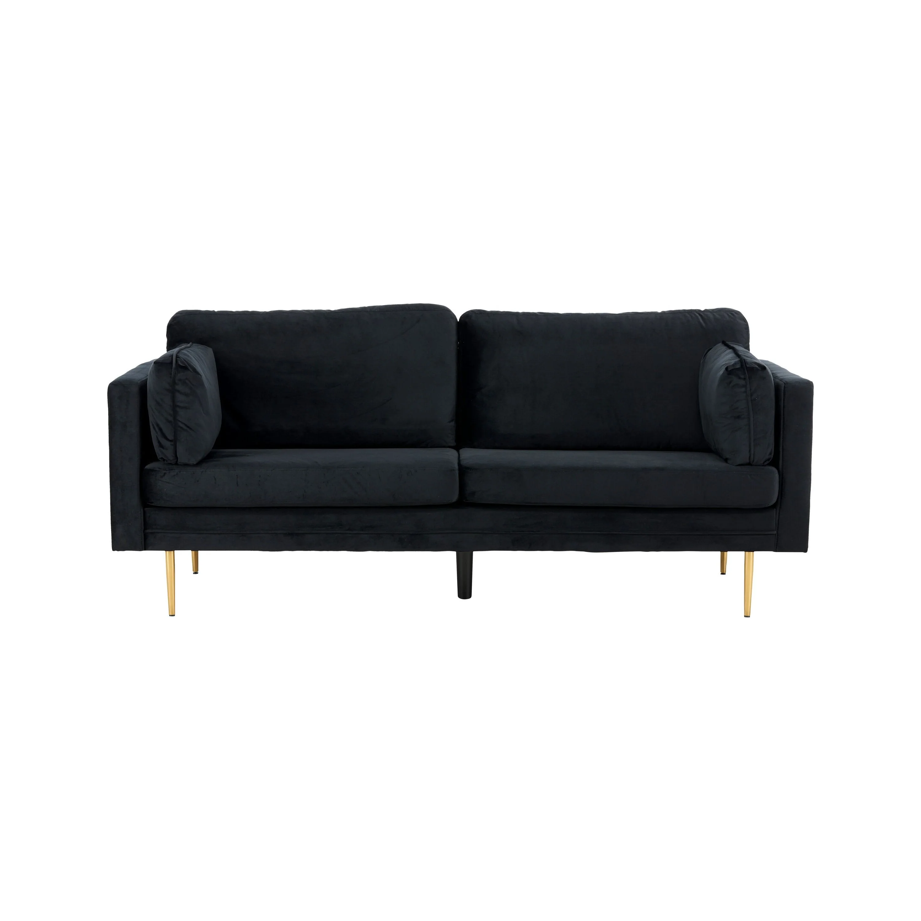 Boom 3-Sitzer Sofa Samt - Schwarz