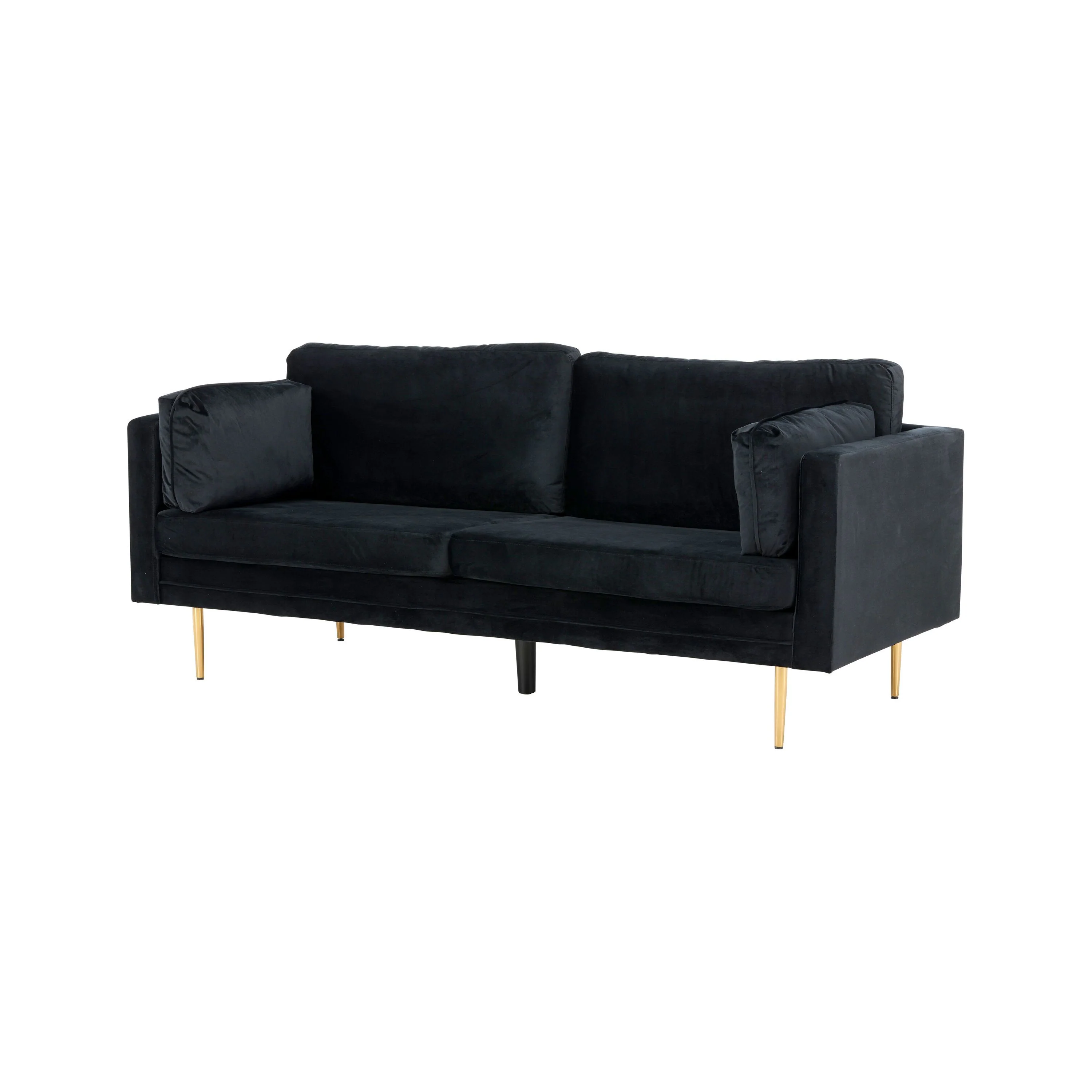 Boom 3-Sitzer Sofa Samt - Schwarz - Image 6