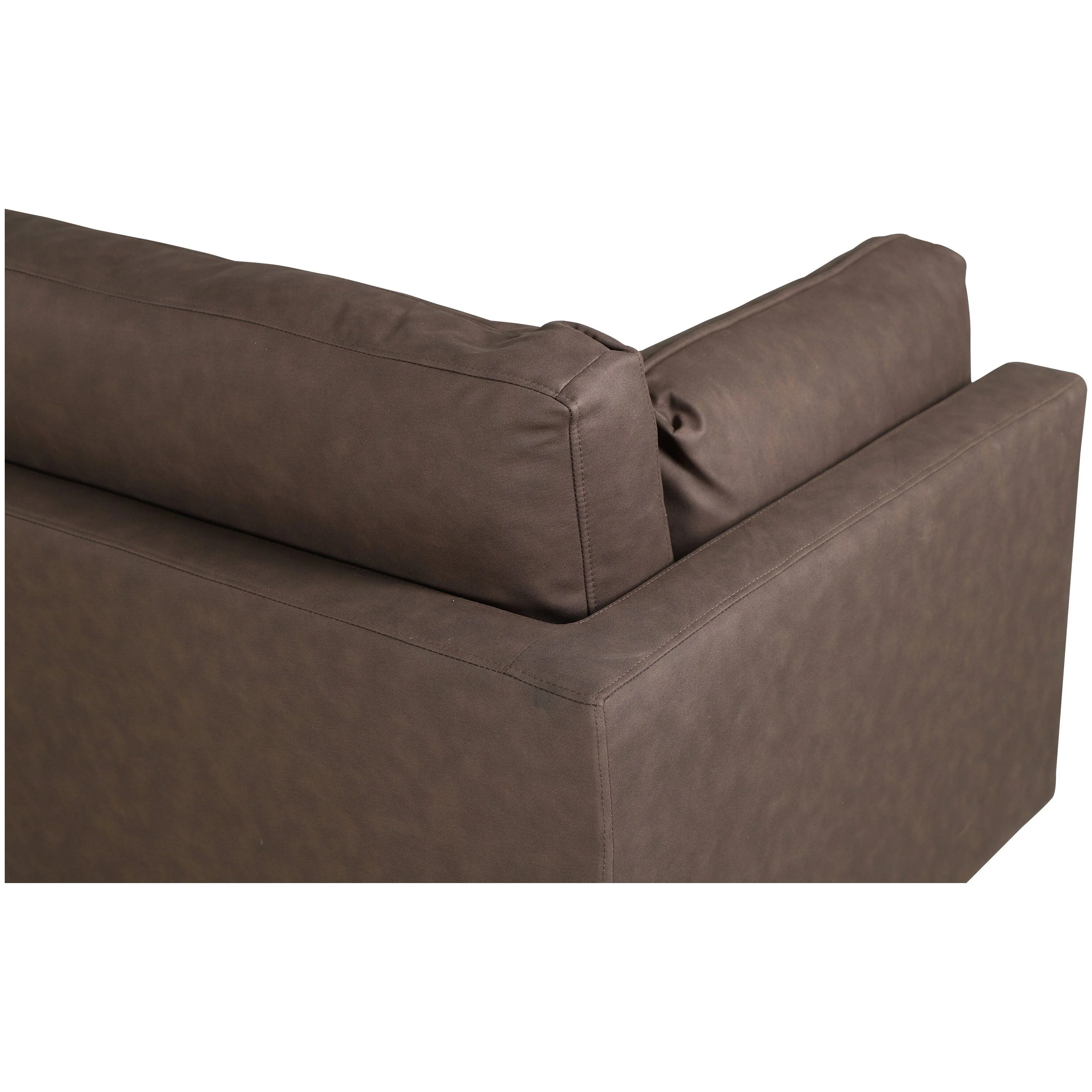 Boom 3-Sitzer Sofa - Schwarz / Braun Mikrofaser - Image 10