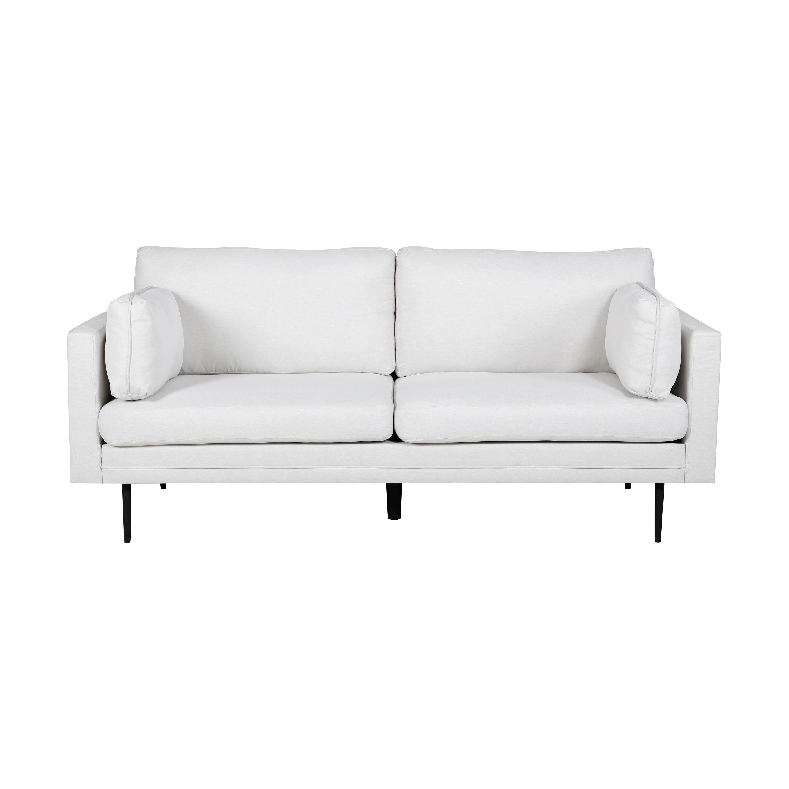Boom 3-Sitzer Sofa - Schwarz / Hellbeige Stoff