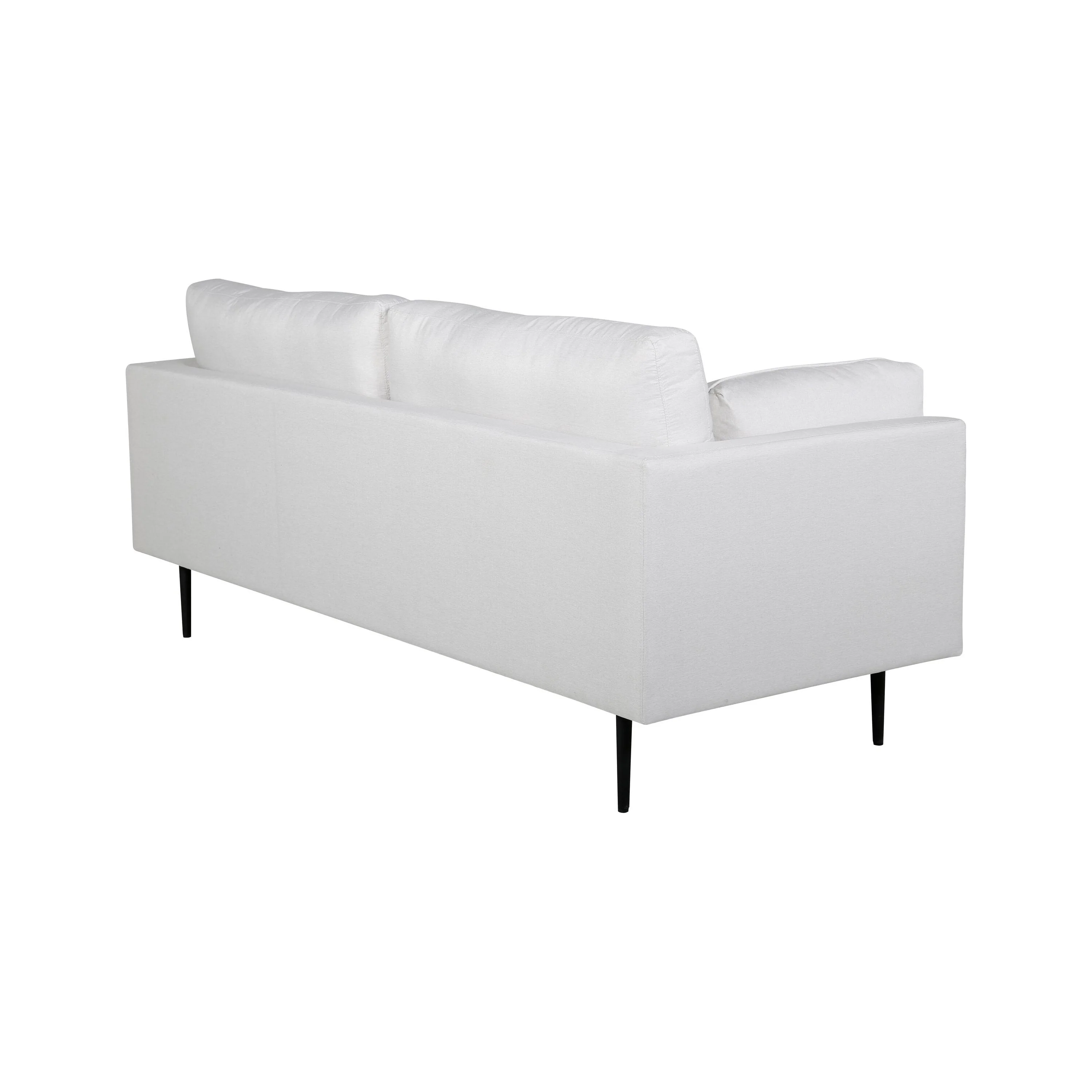 Boom 3-Sitzer Sofa - Schwarz / Hellbeige Stoff - Image 8