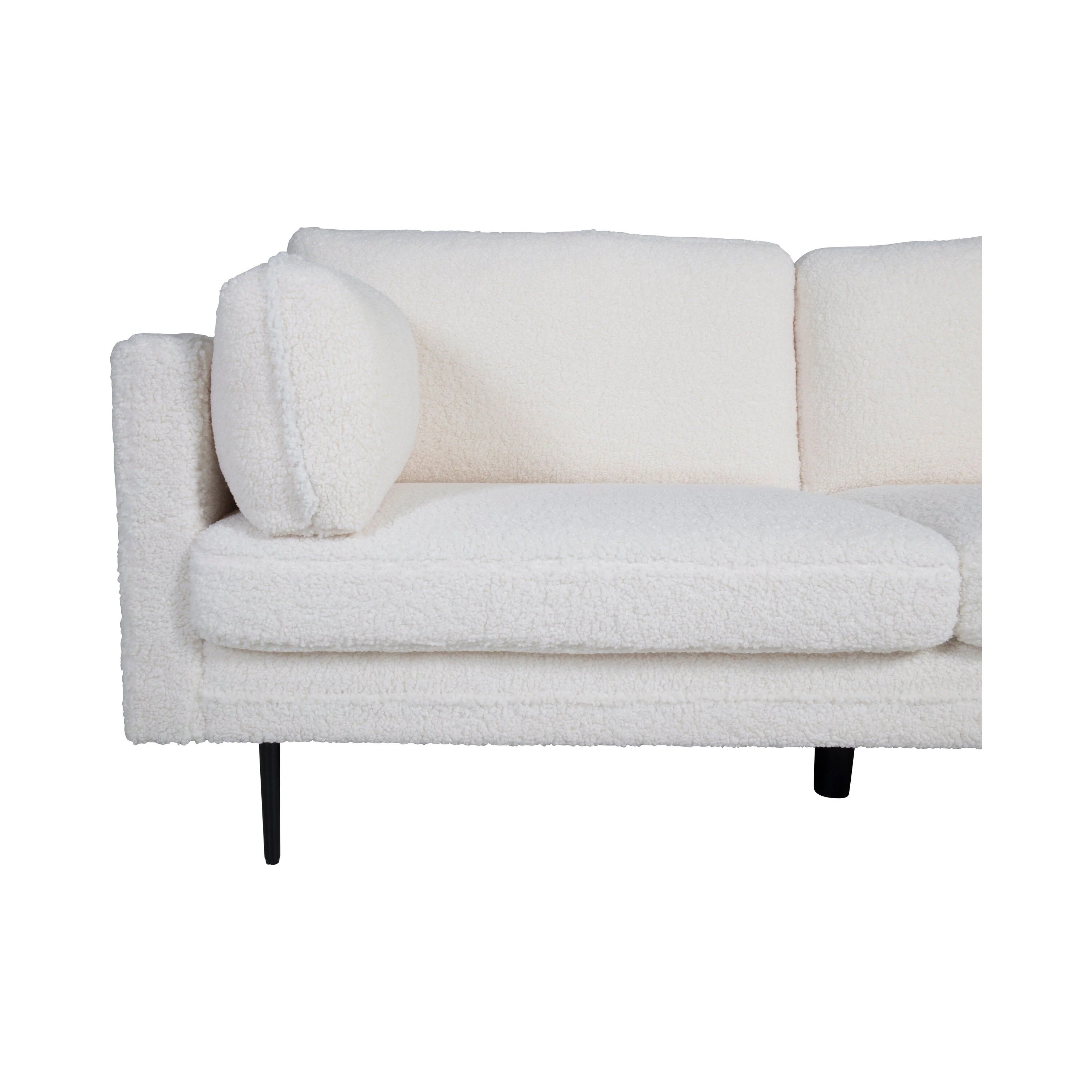 Boom 3-Sitzer Sofa - Teddy Fabric Weiß - Image 4