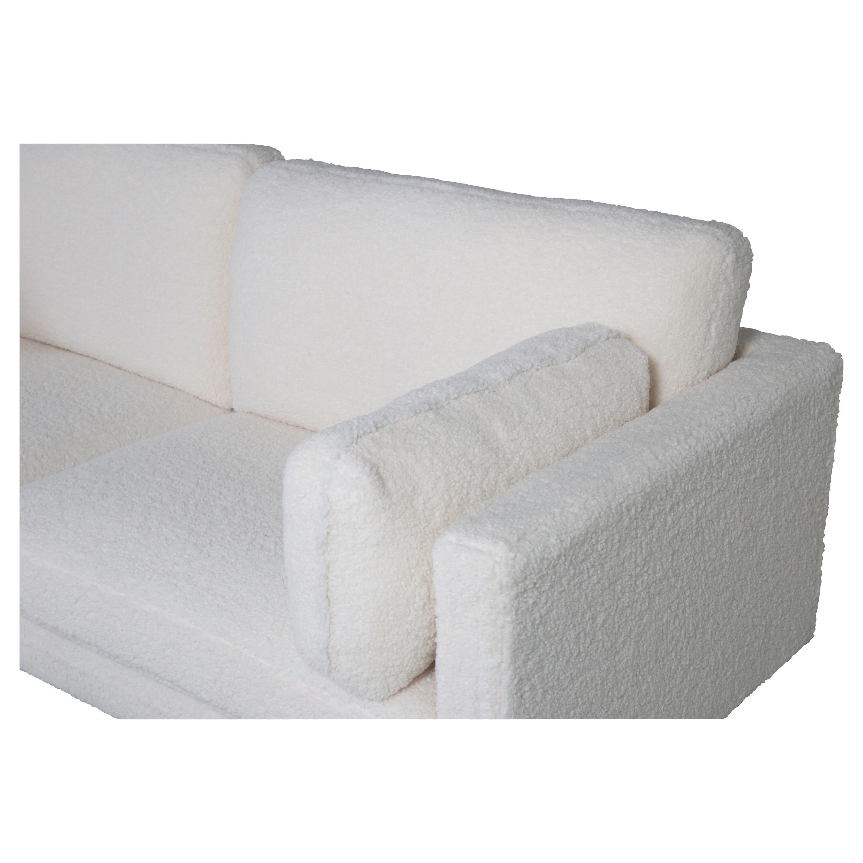 Boom 3-Sitzer Sofa - Teddy Fabric Weiß - Image 5