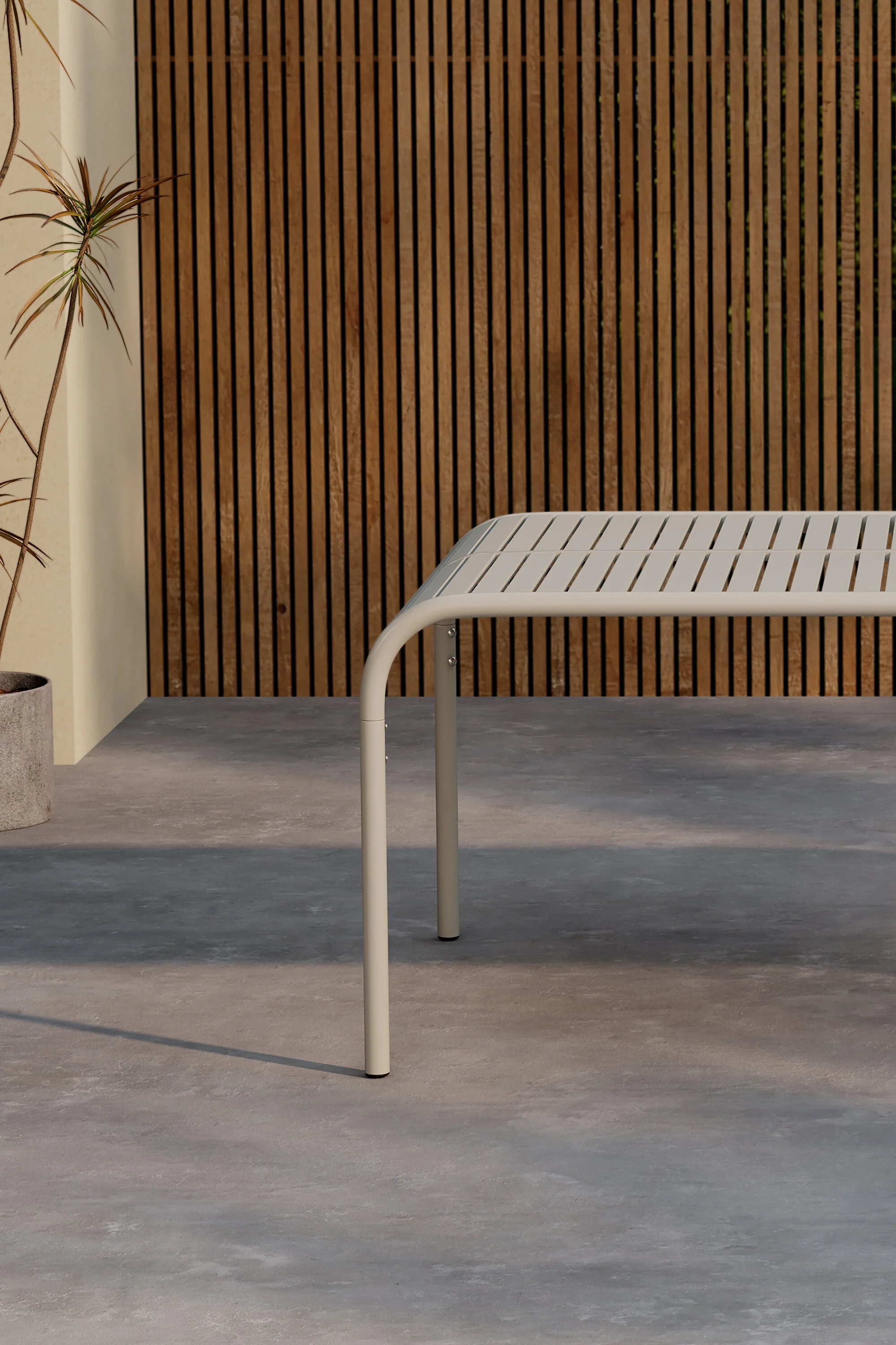 Borneo Esstisch Beige 100x200 - Image 3