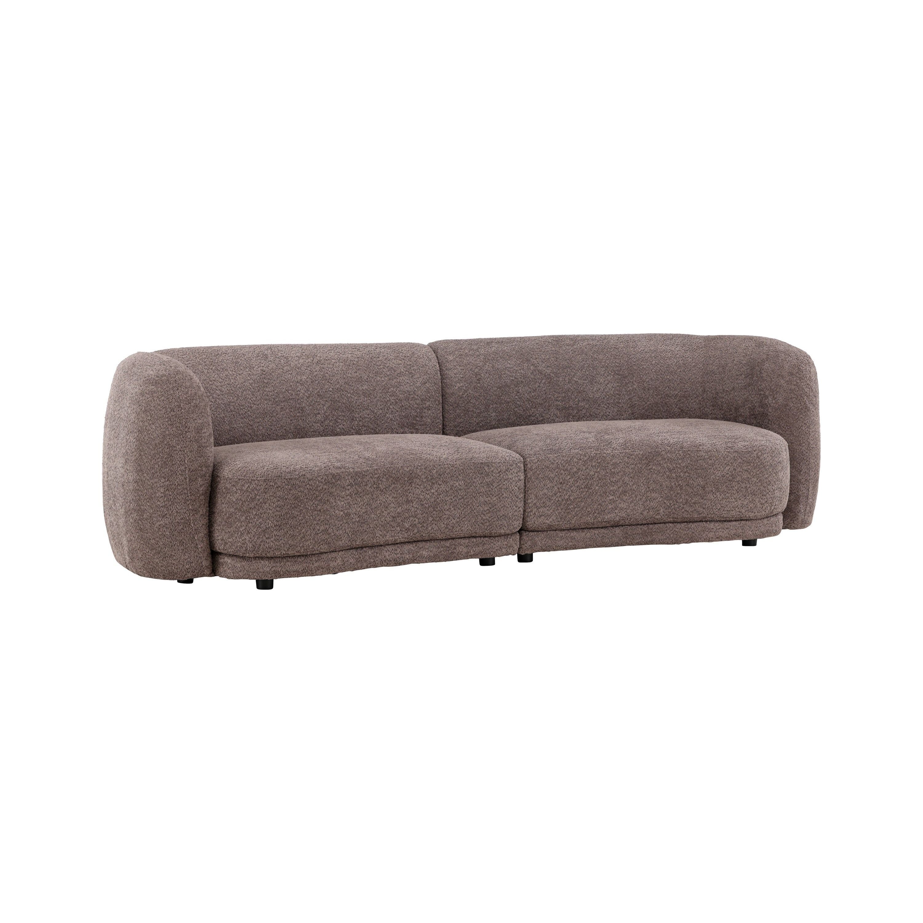 Cielo 3-Sitzer Sofa - Brauner Bouclé - Image 6