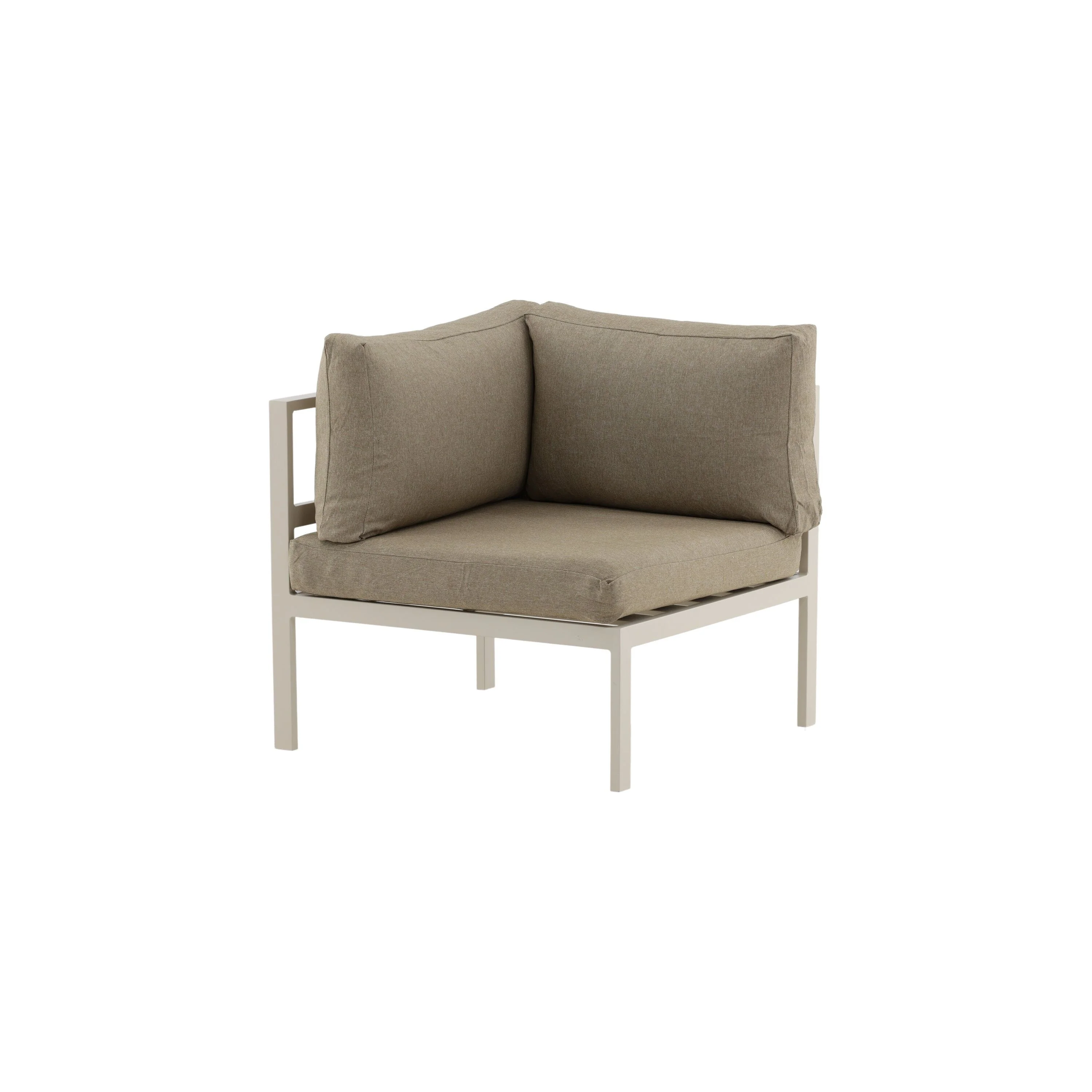 Copacabana Eckteil - Beige alu / Khaki Cushion - Image 3