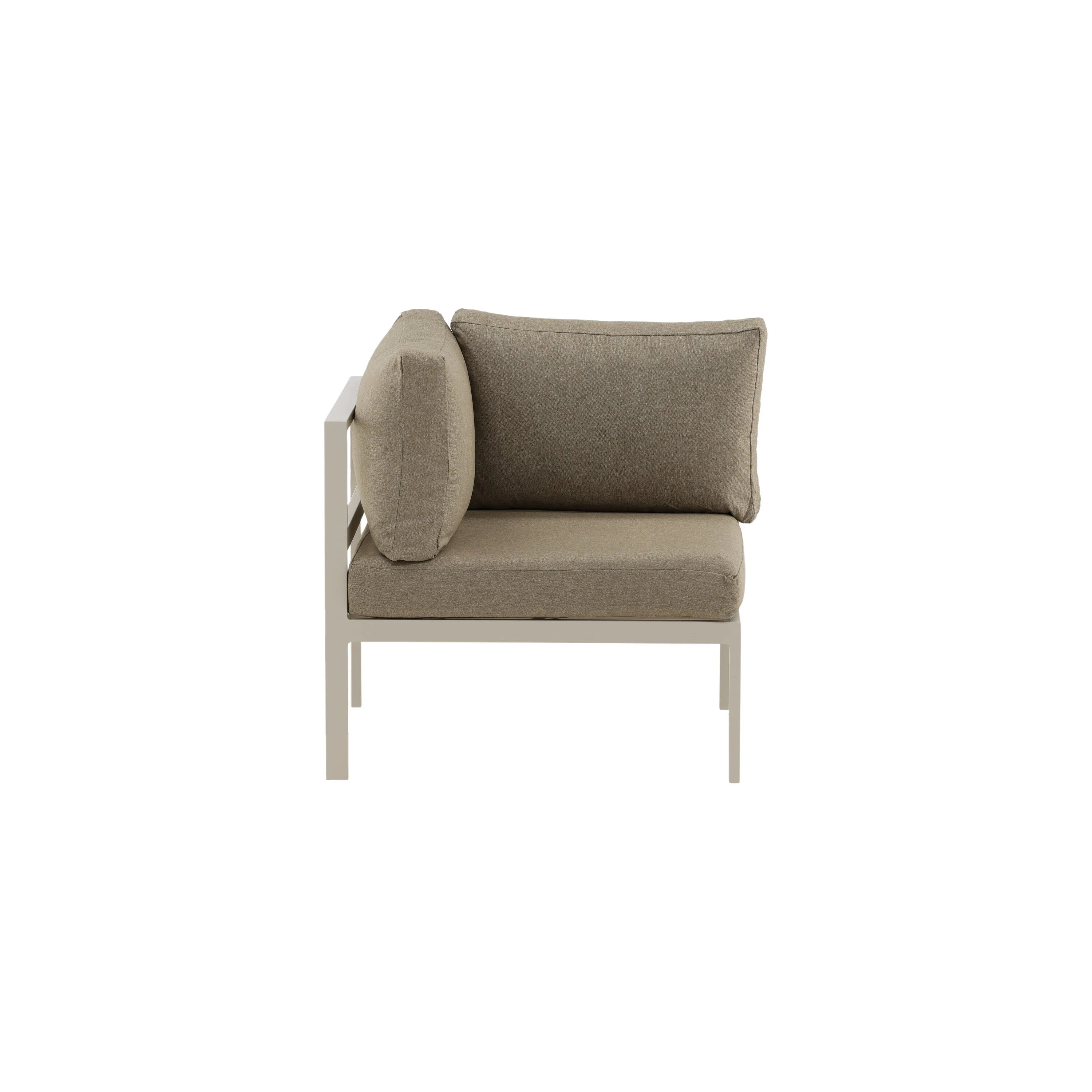 Copacabana Eckteil - Beige alu / Khaki Cushion - Image 4