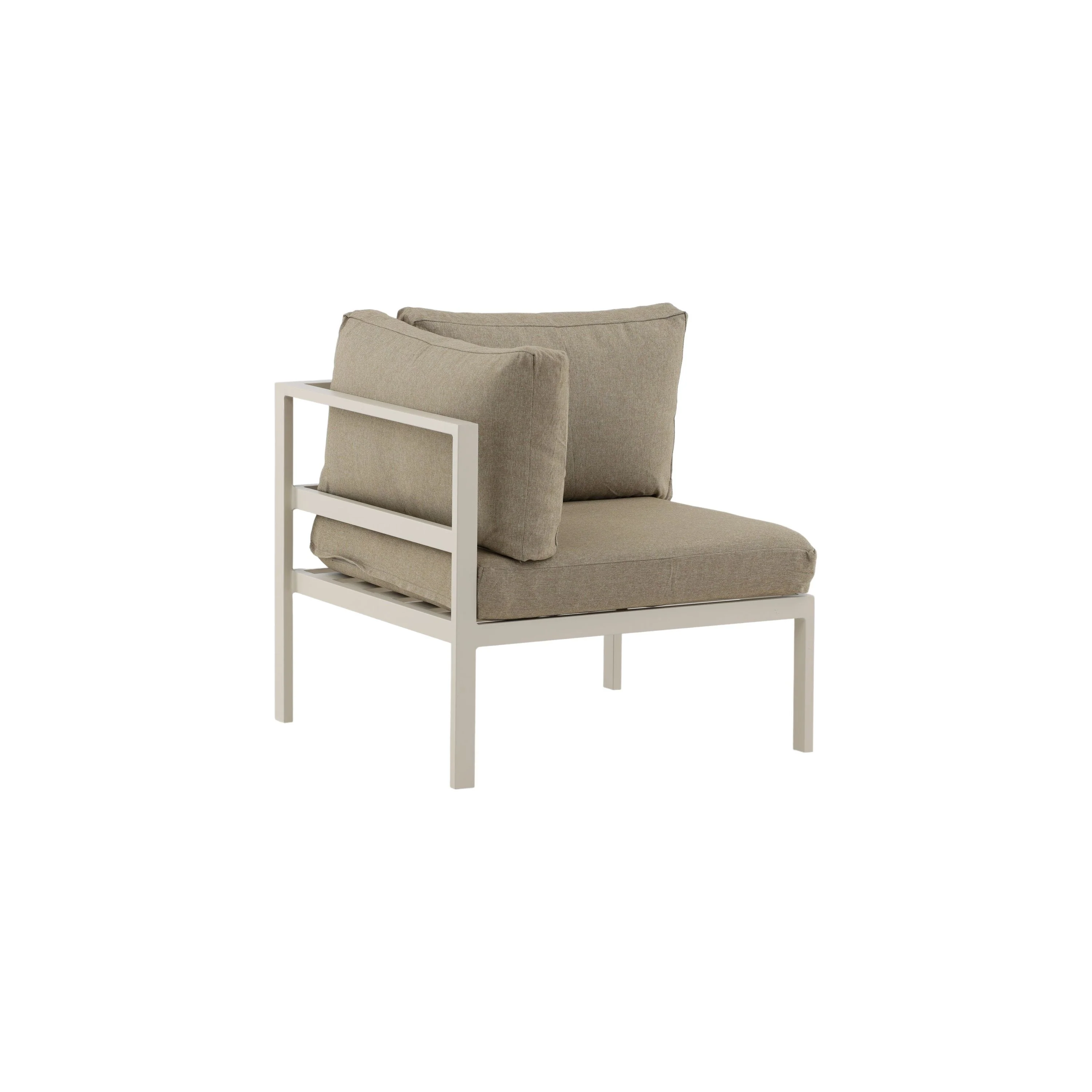 Copacabana Eckteil - Beige alu / Khaki Cushion - Image 5
