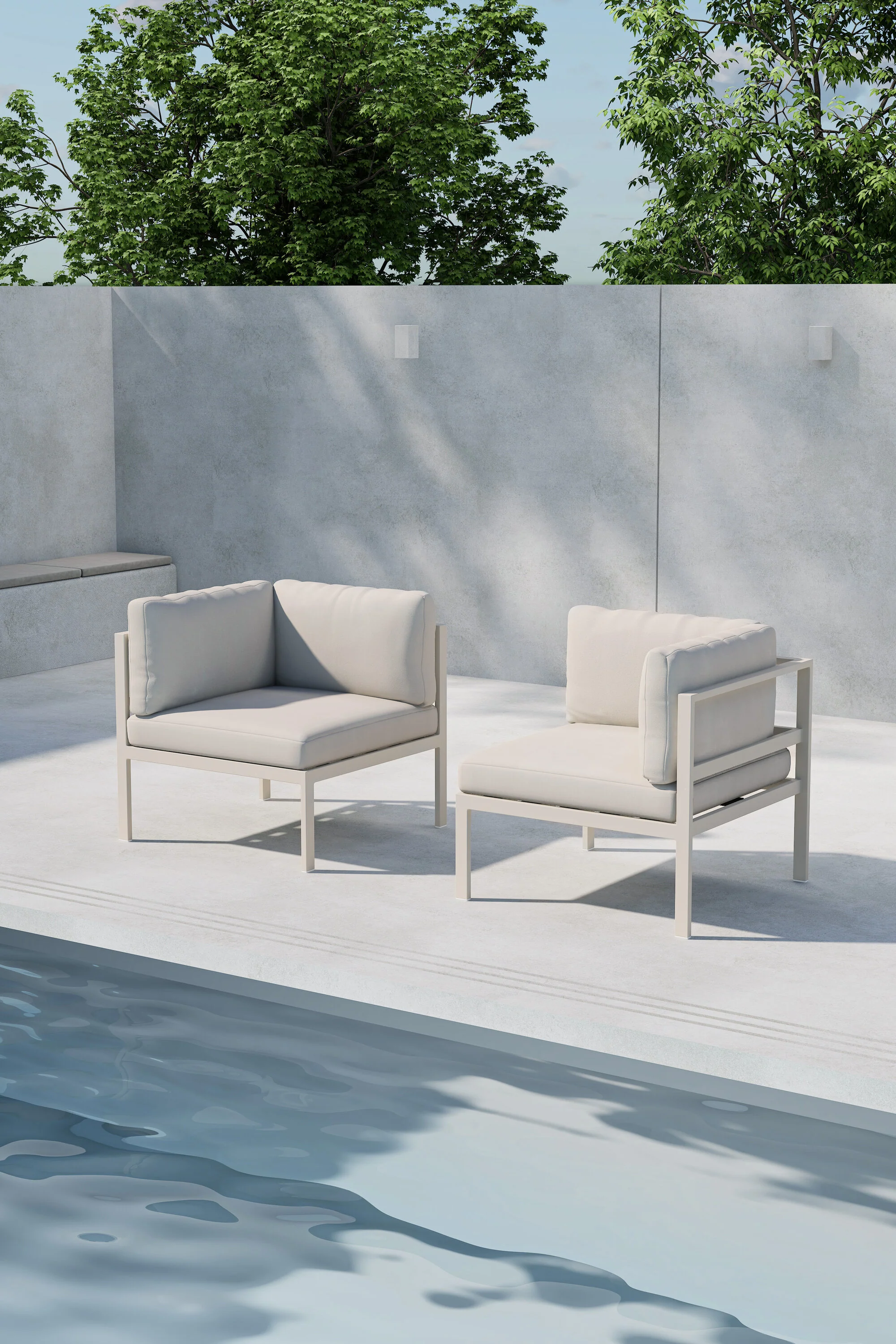 Copacabana Sofa Modul Ecke Beige / Beige - Image 2