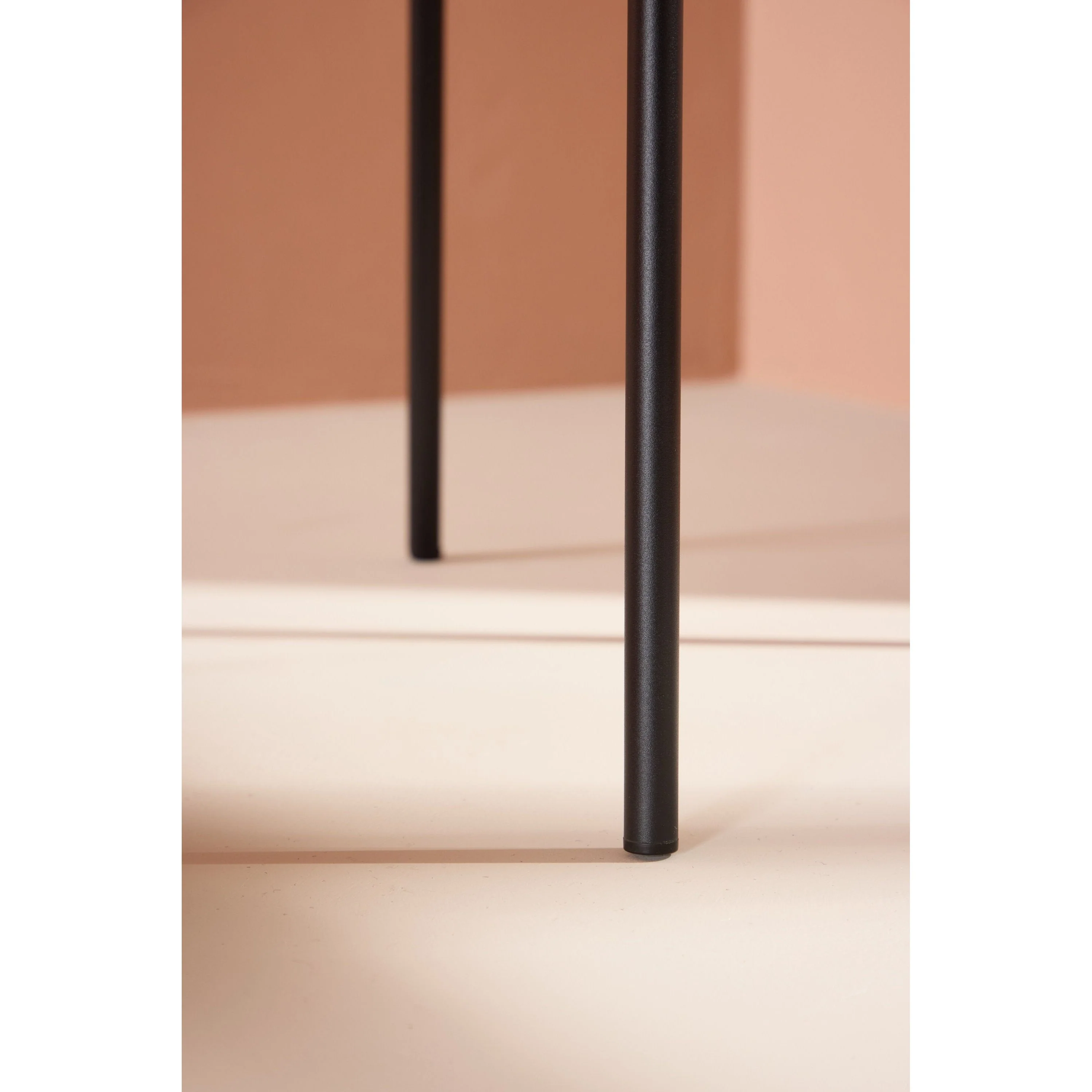 Edina Esszimmerstuhl 2er-Pack - Schwarz / Braunes Leinen - Image 4