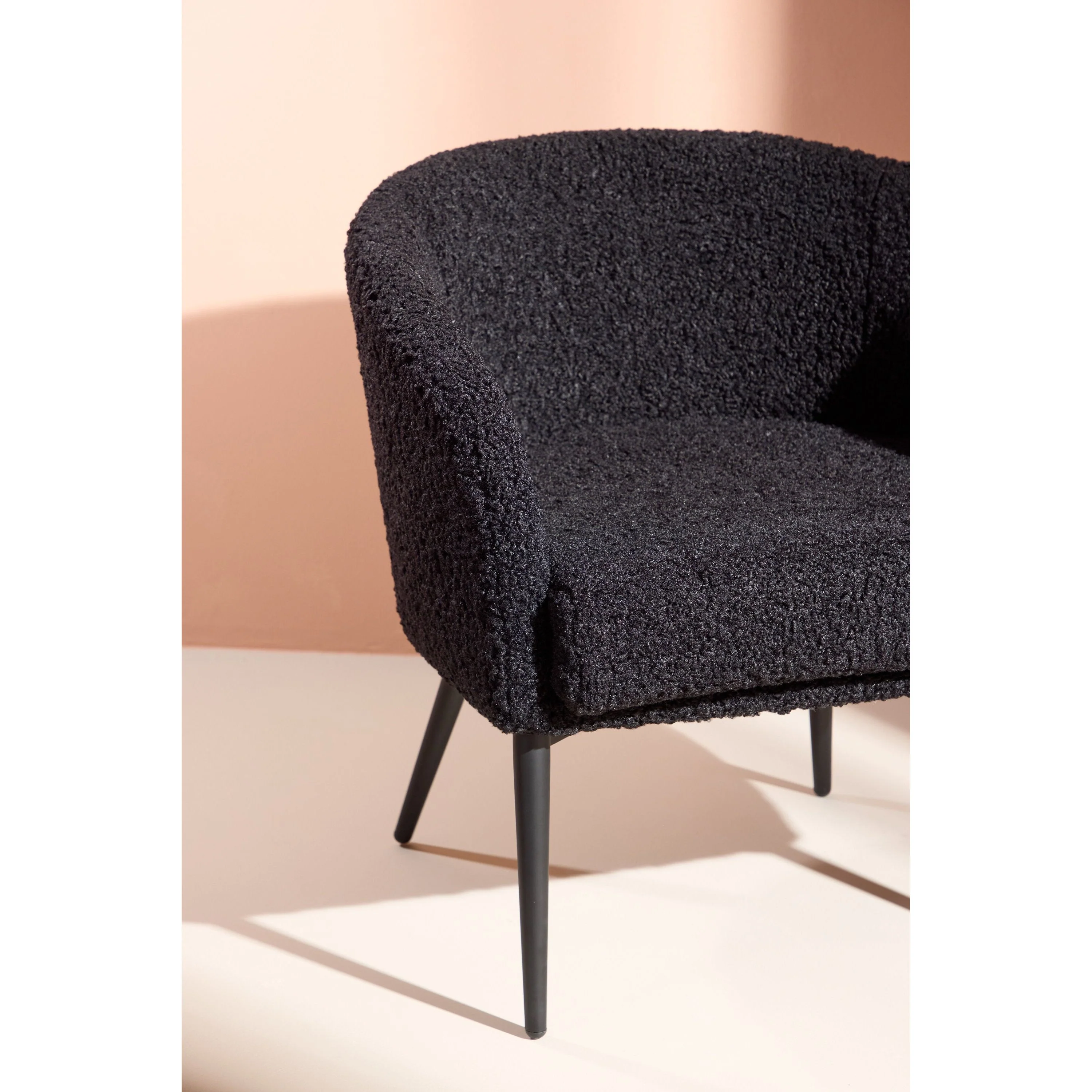 Flauschiger Sessel - Schwarz / Schwarzer Teddy - Image 3