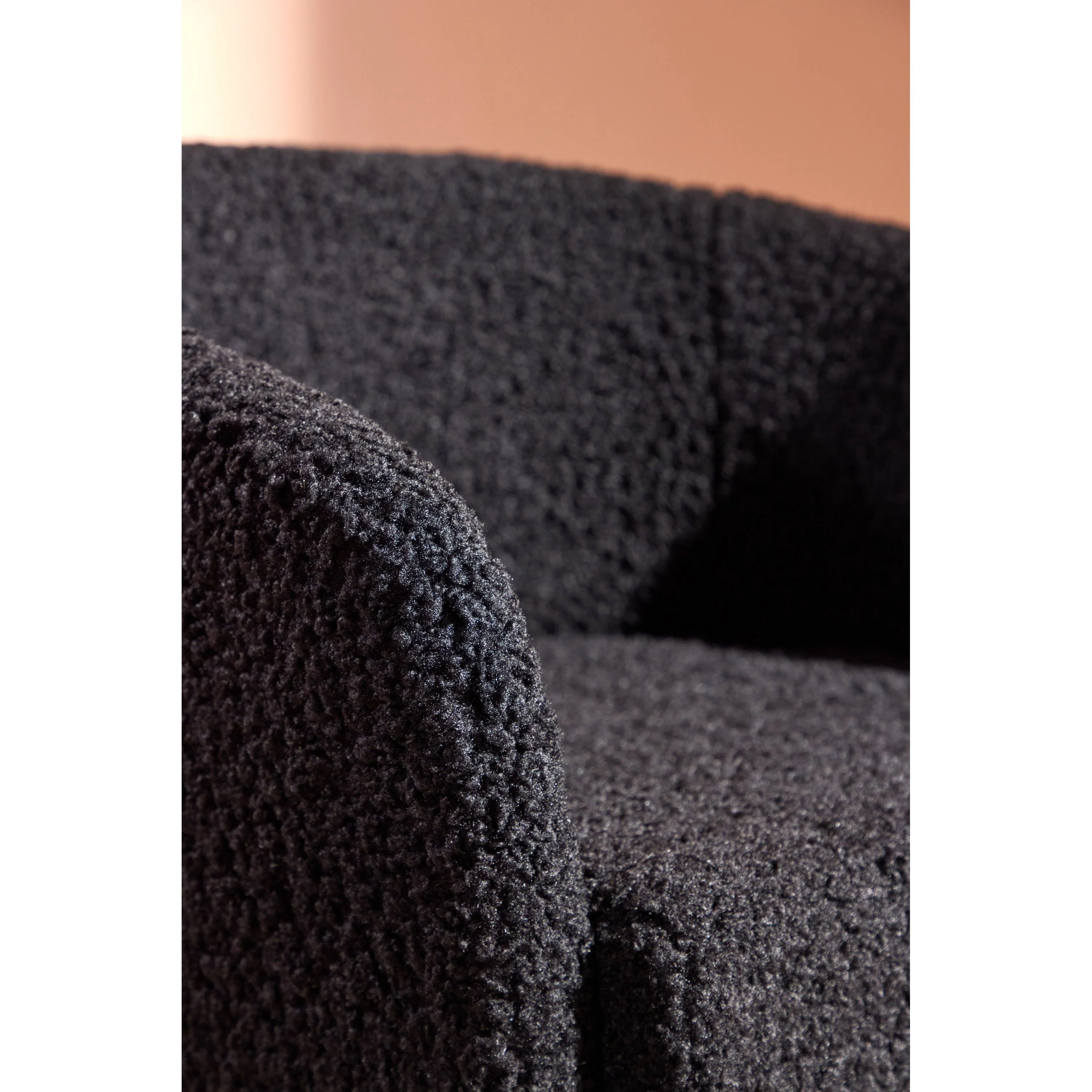 Flauschiger Sessel - Schwarz / Schwarzer Teddy - Image 4