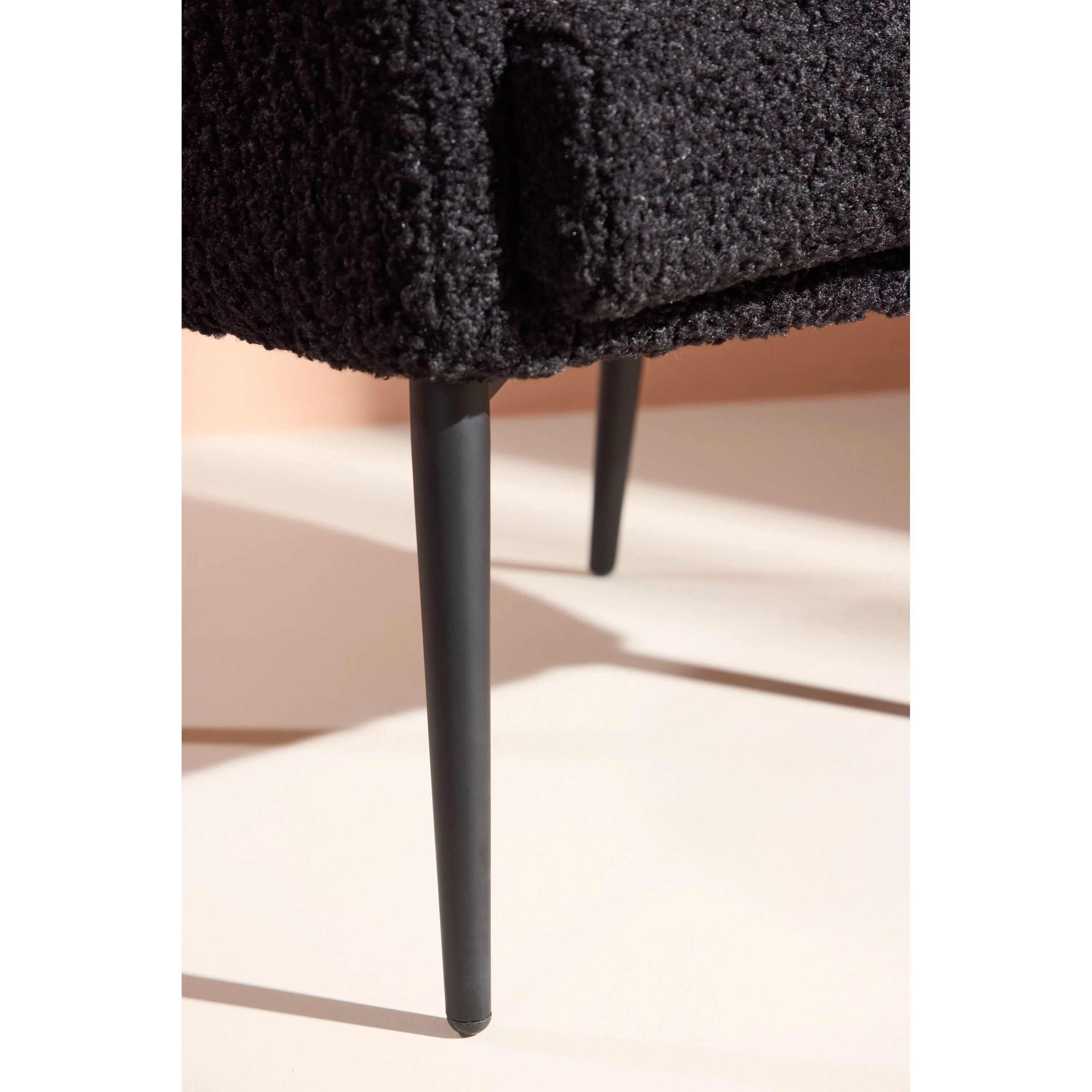 Flauschiger Sessel - Schwarz / Schwarzer Teddy - Image 5