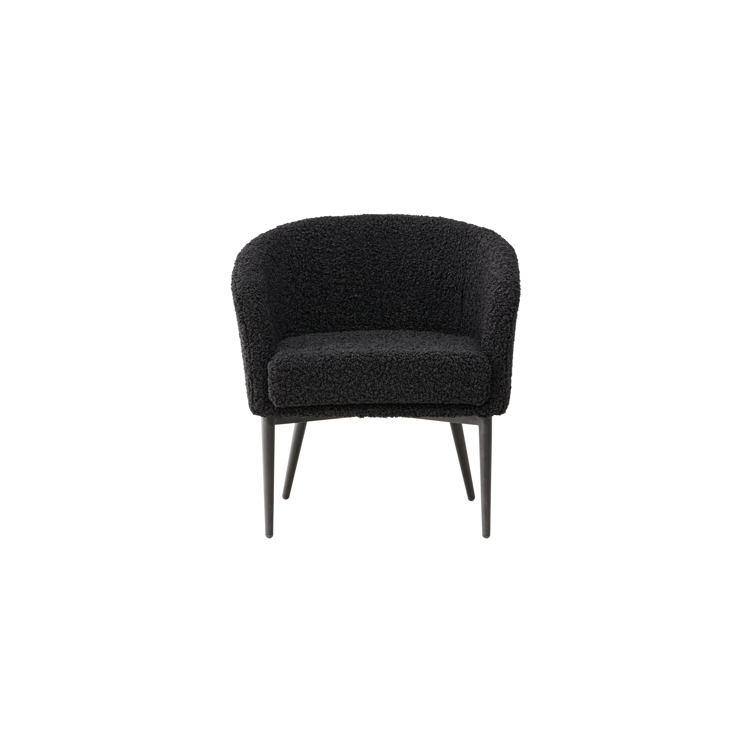Flauschiger Sessel - Schwarz / Schwarzer Teddy - Image 6