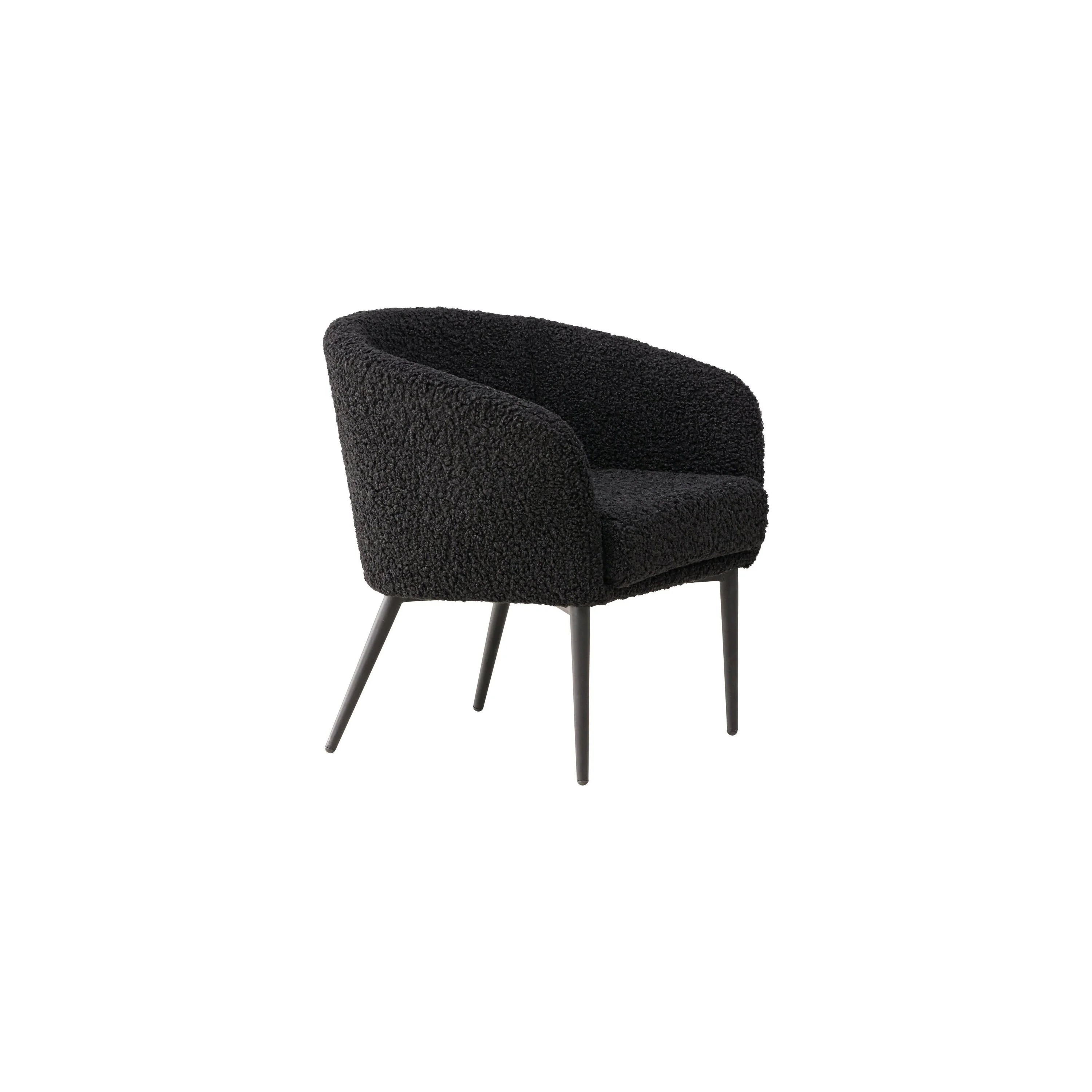 Flauschiger Sessel - Schwarz / Schwarzer Teddy - Image 7