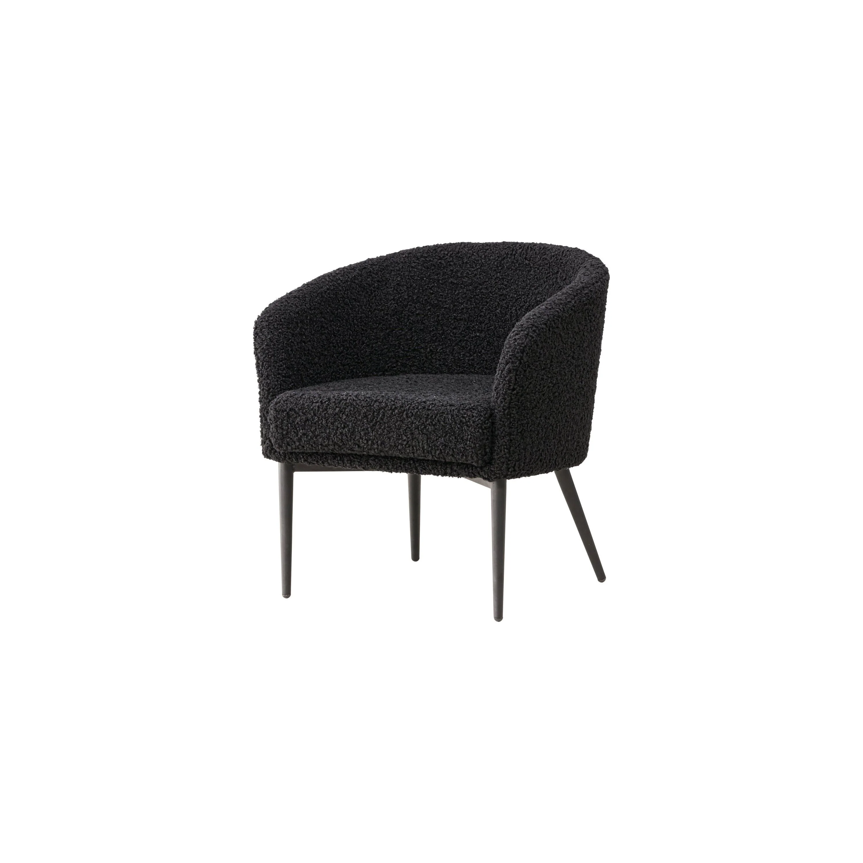 Flauschiger Sessel - Schwarz / Schwarzer Teddy - Image 9