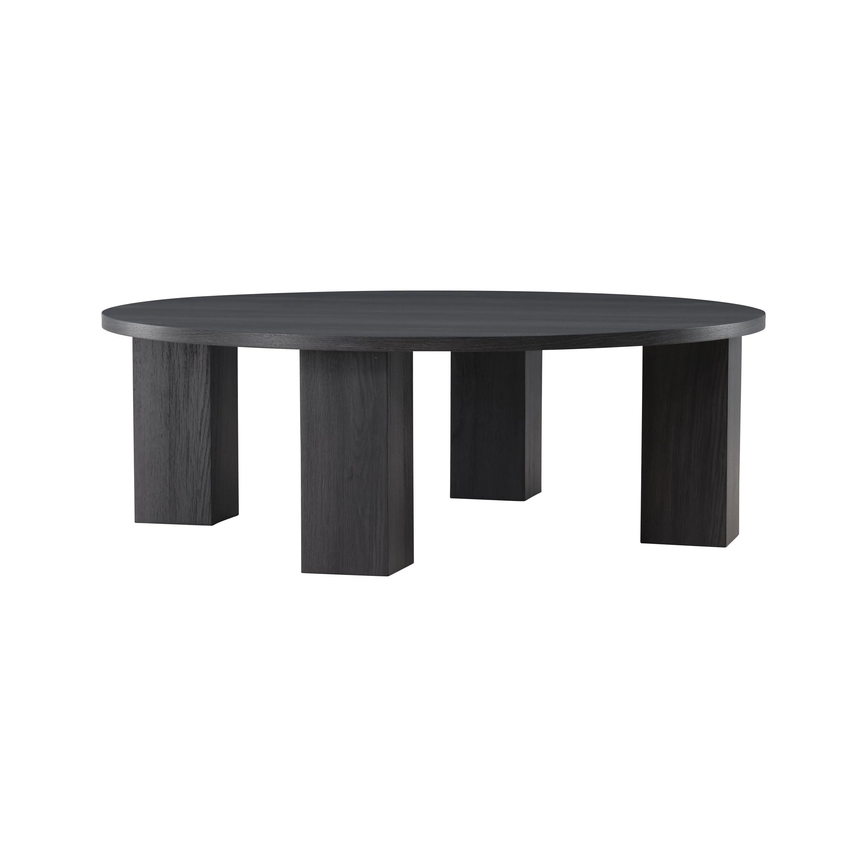 Juno Couchtisch - Schwarz 120 x 120 x 40,5 cm