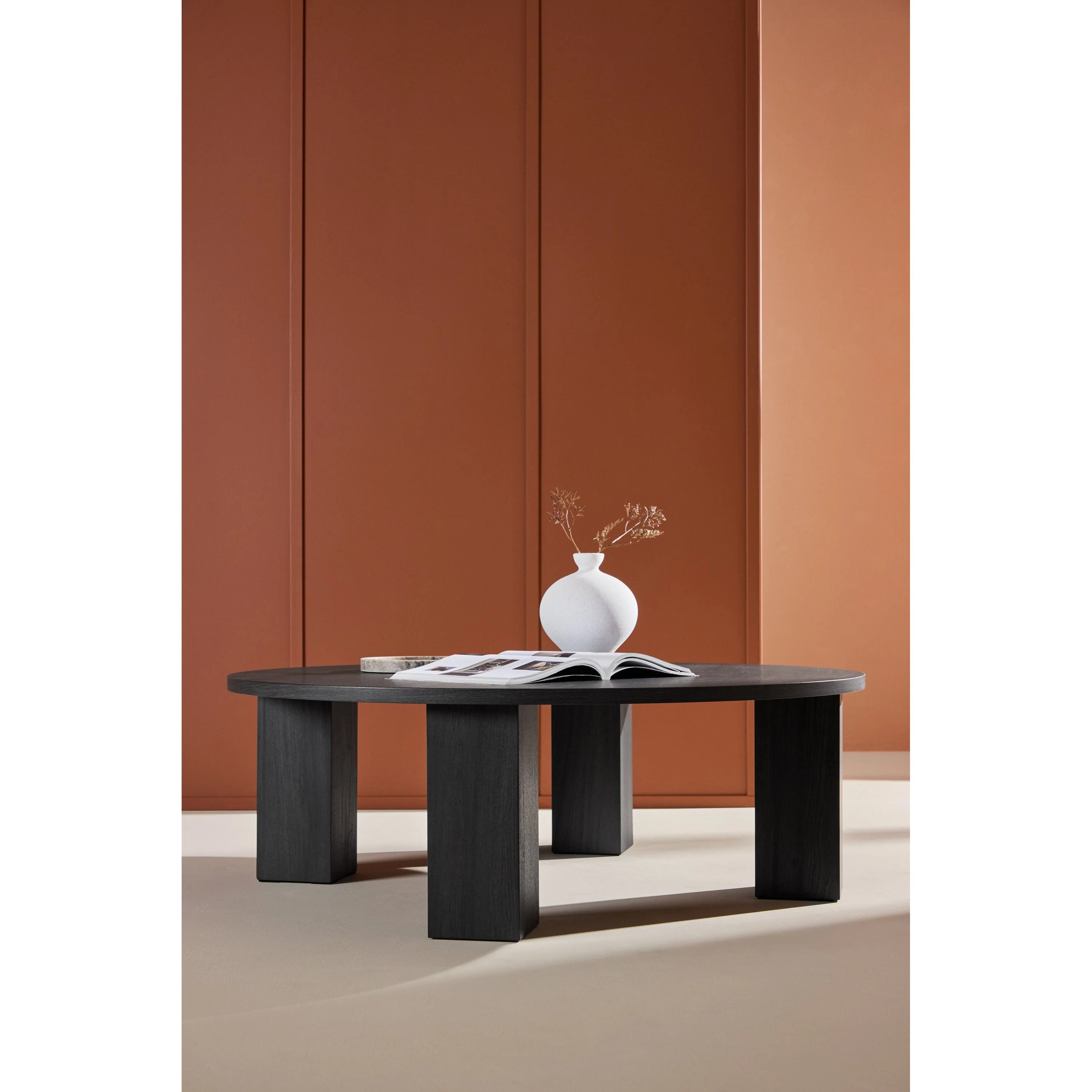 Juno Couchtisch - Schwarz 120 x 120 x 40,5 cm - Image 2