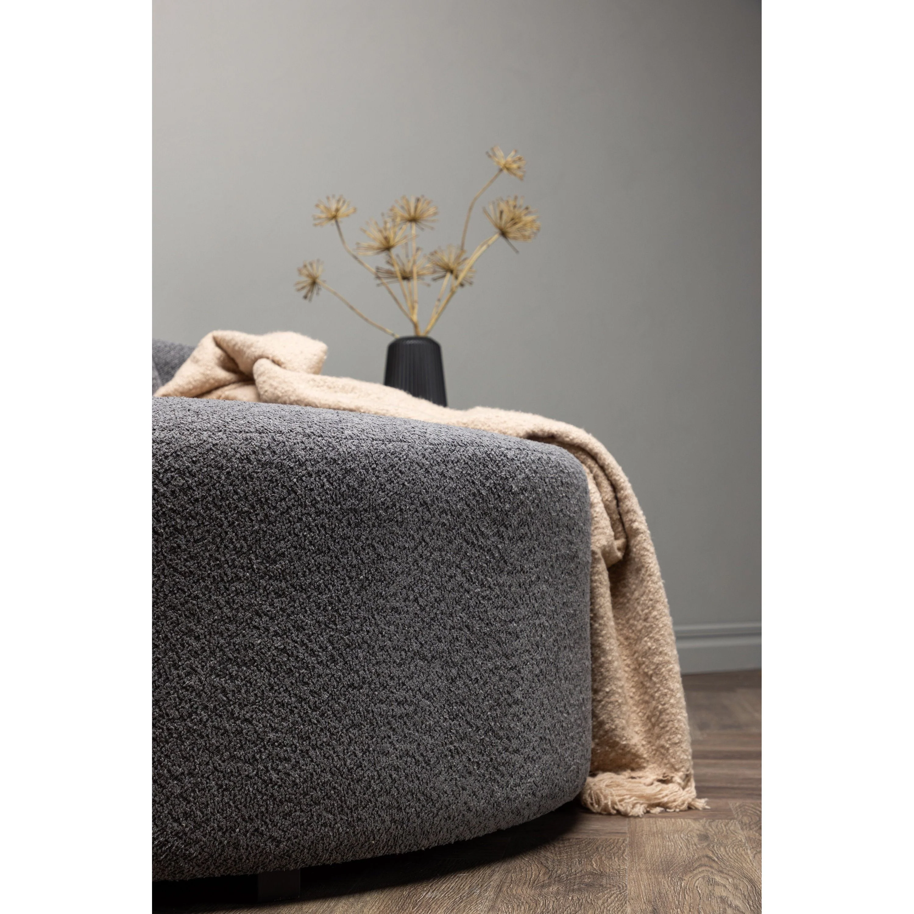 Kelso 2-Sitzer Sofa Holz/Grau - Image 4